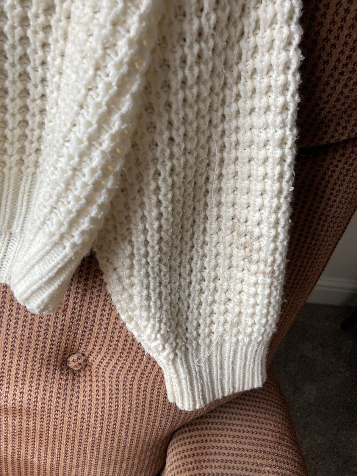 Designer × Other Browny Standard Cream Cardigan Size M / US 6-8 / IT 42-44 - 7 Thumbnail
