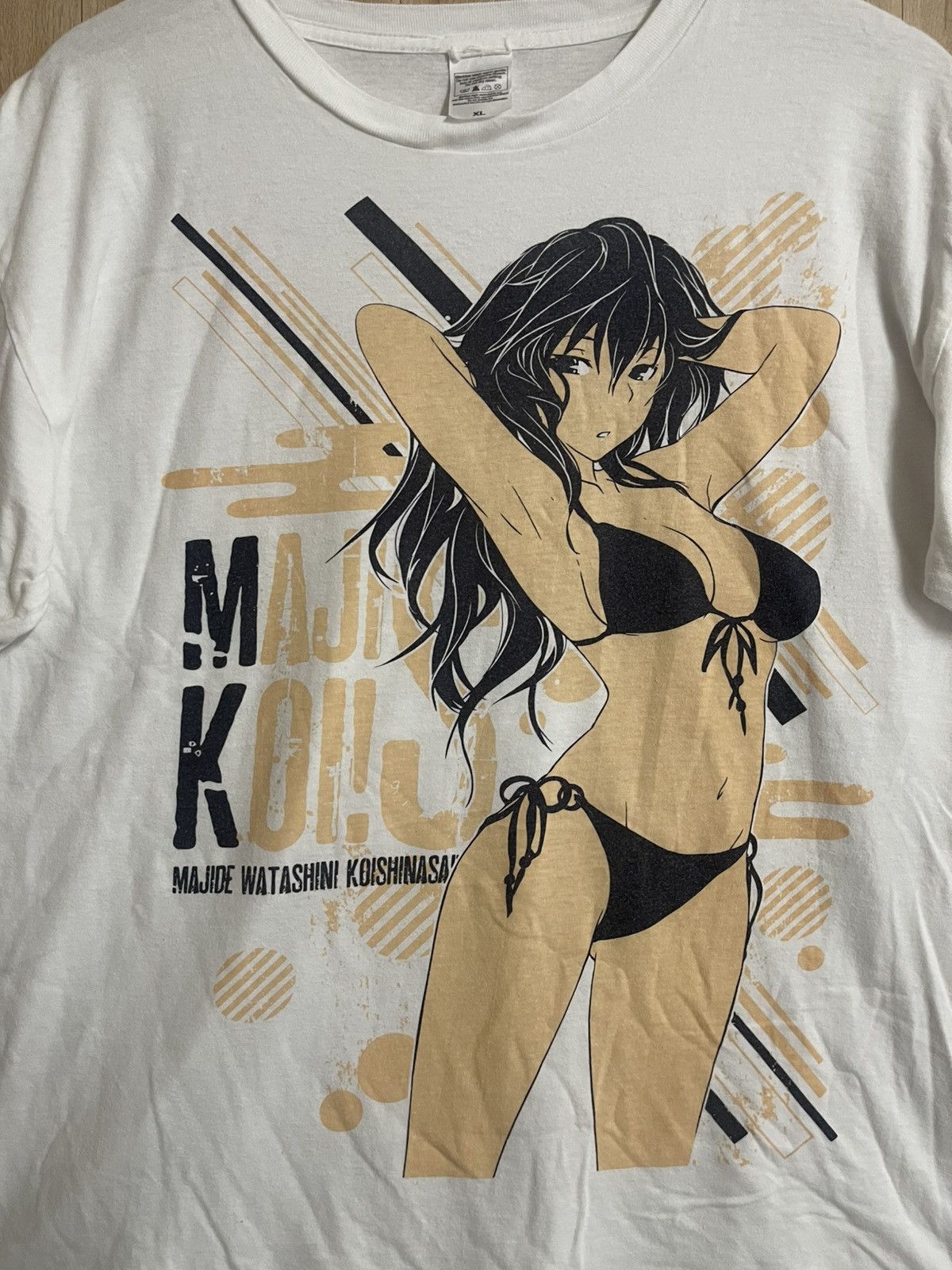 Anime Vintage Anime T shirt Hentai Adult Akira Eva Pornstar Rare Size US XL / EU 56 / 4 - 4 Thumbnail