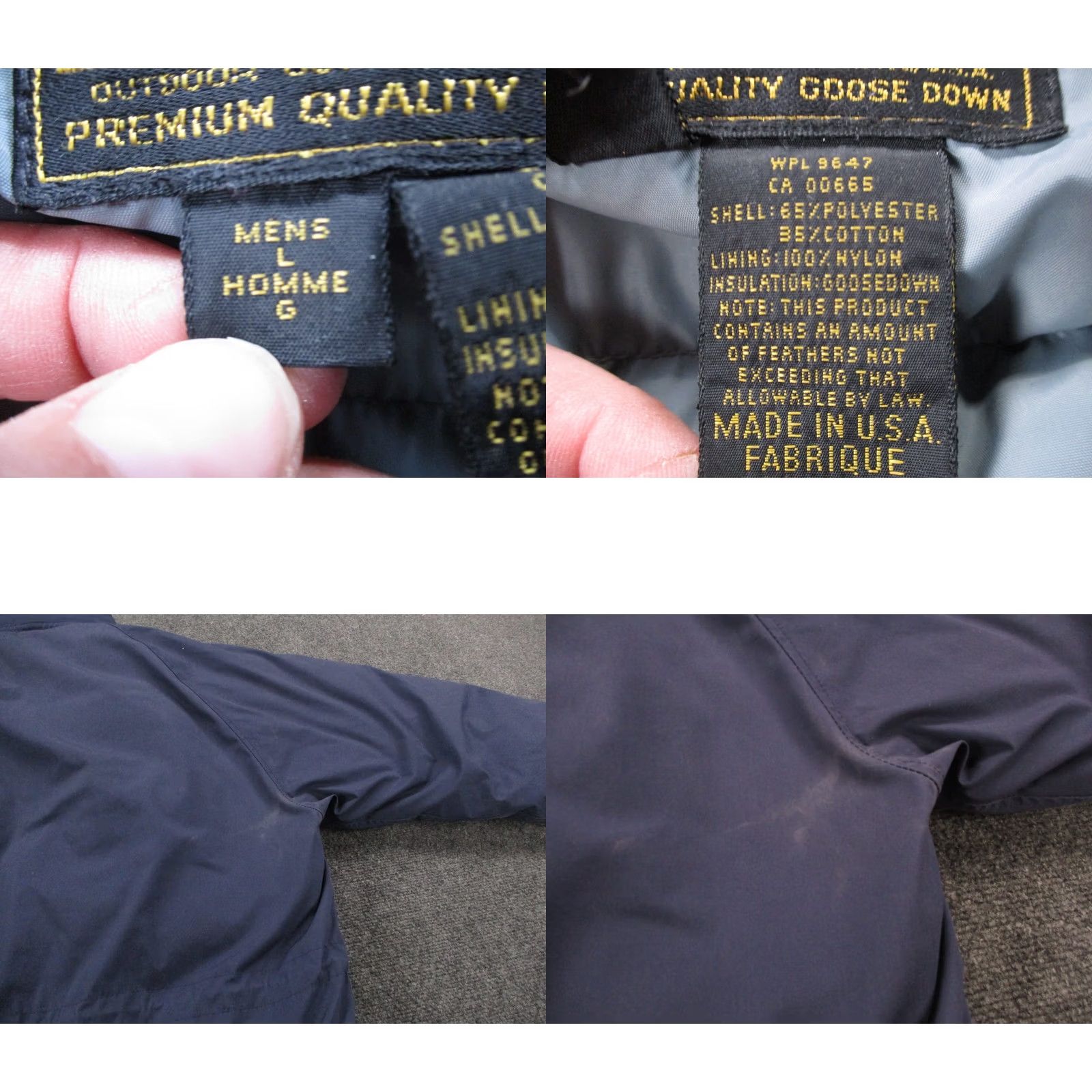 Eddie Bauer VINTAGE Eddie Bauer Jacket Mens L Goose Down Puffer Outdoor USA Made 80s 90s Size US L / EU 52-54 / 3 - 8 Thumbnail