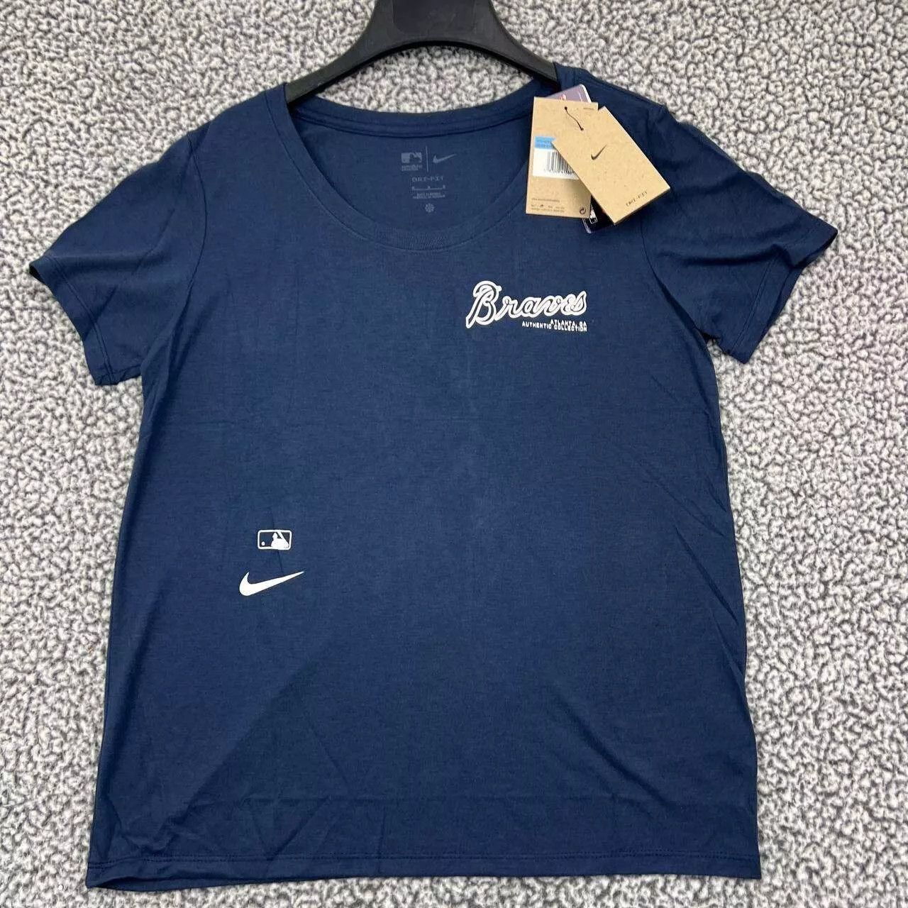 Nike Atlanta Braves Shirt Women Dri-Fit Short Sleeve Crew Neck M Size M / US 6-8 / IT 42-44 - 1 Thumbnail