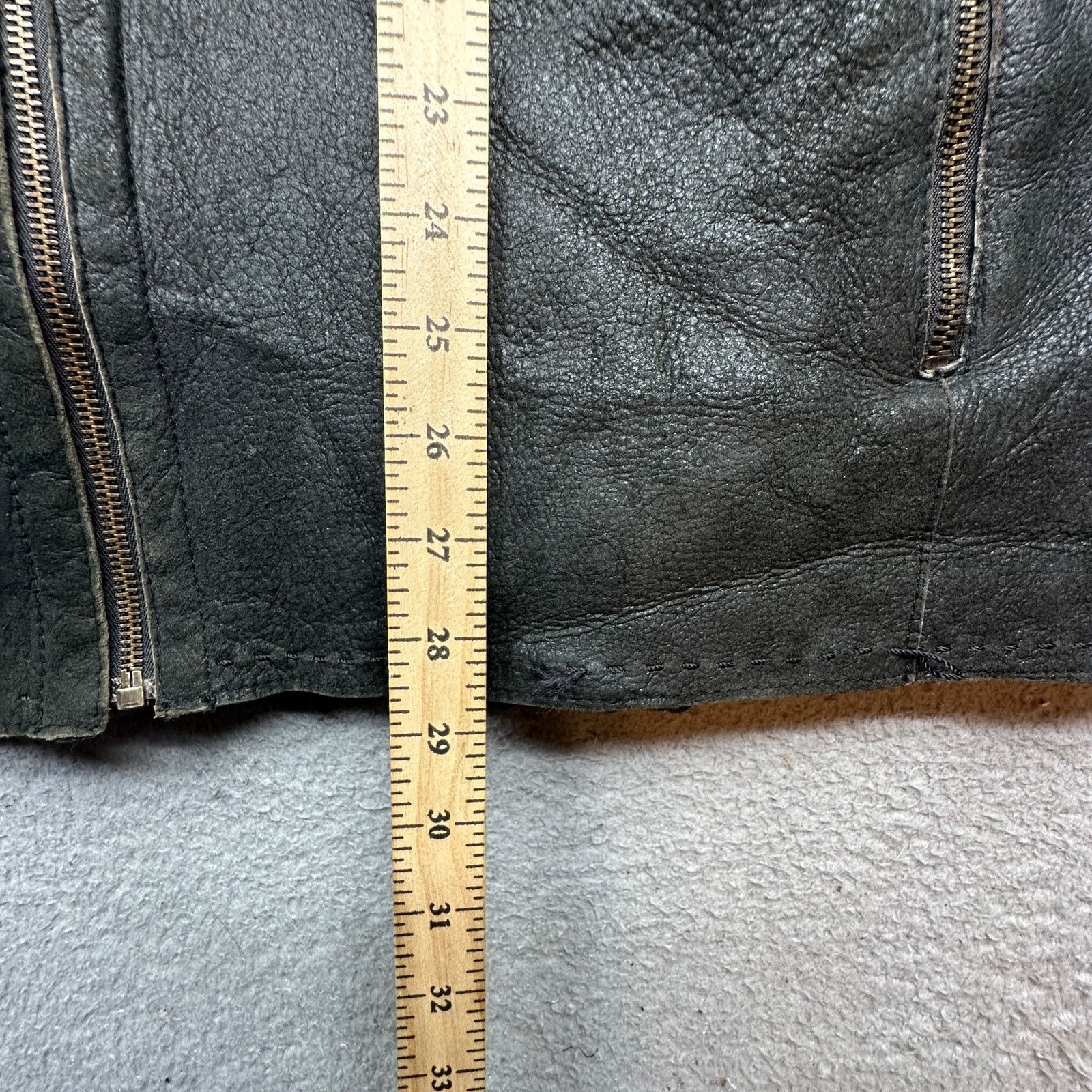 Other VTG Shearling Leather Bomber Jacket Mens Large Unbranded Size US L / EU 52-54 / 3 - 4 Thumbnail
