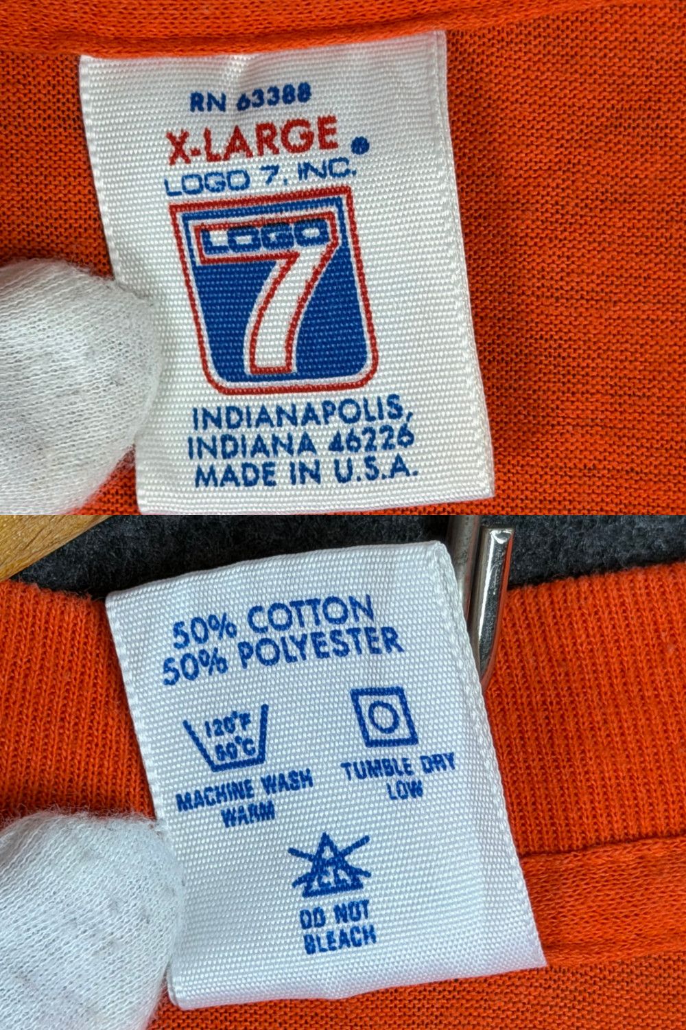Logo 7 1987 Denver Broncos Super Bowl XXII Tee (Logo 7, USA) Size US XL / EU 56 / 4 - 3 Thumbnail