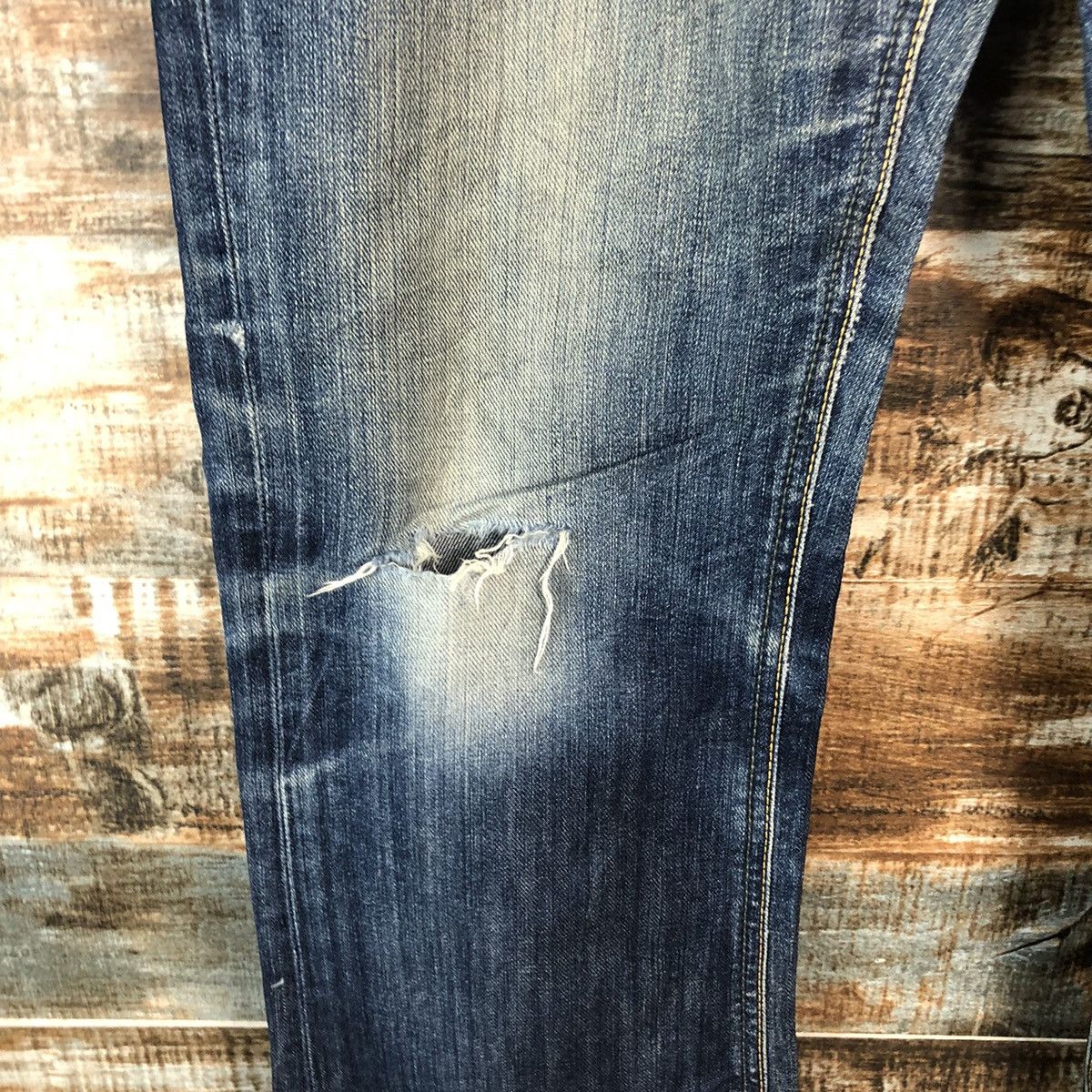 Lee Lee Black Distressed Denim Pants #A2136 Size US 32 / EU 48 - 9 Thumbnail