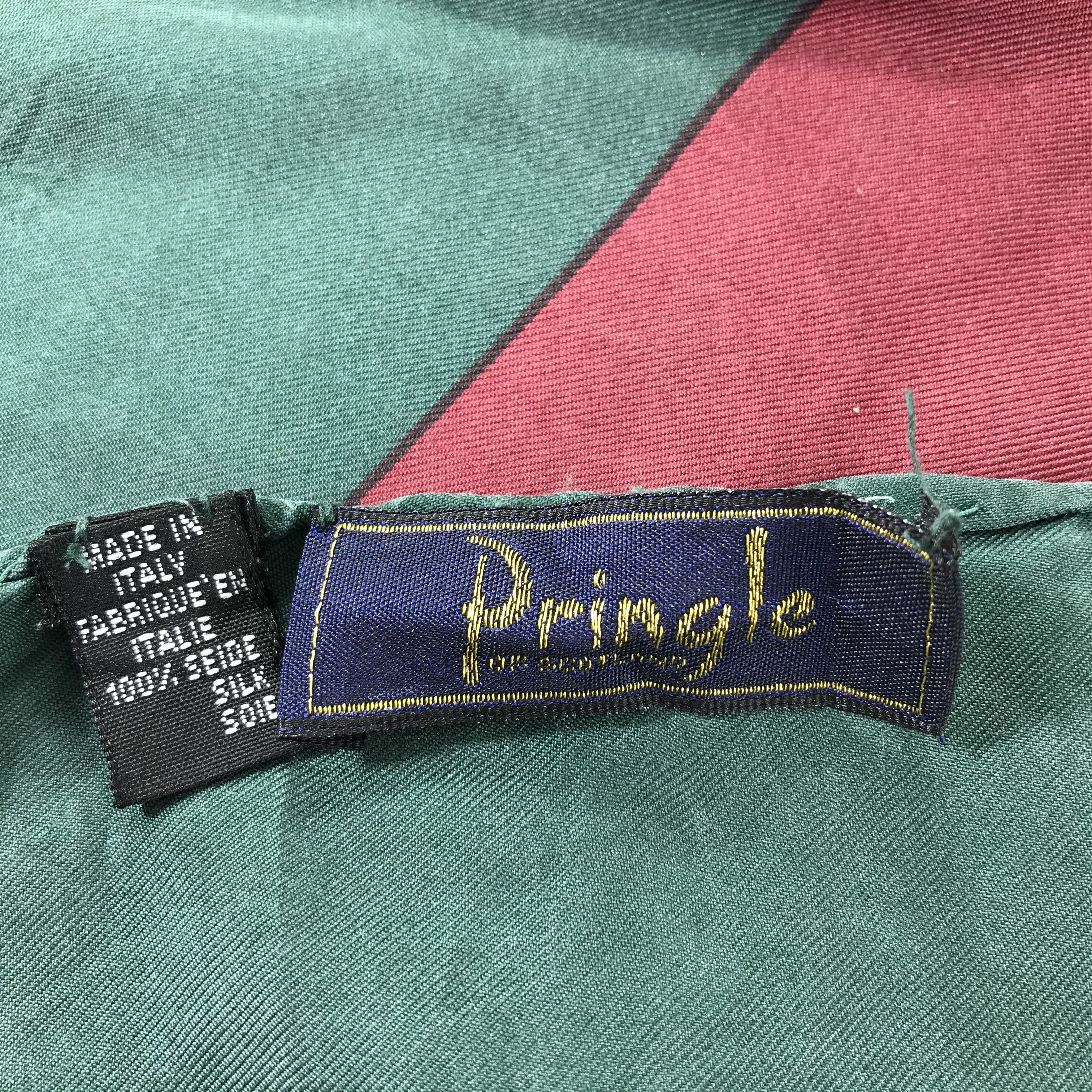 Pringle Of Scotland Vintage Pringle Silk Scarf Size ONE SIZE - 5 Thumbnail