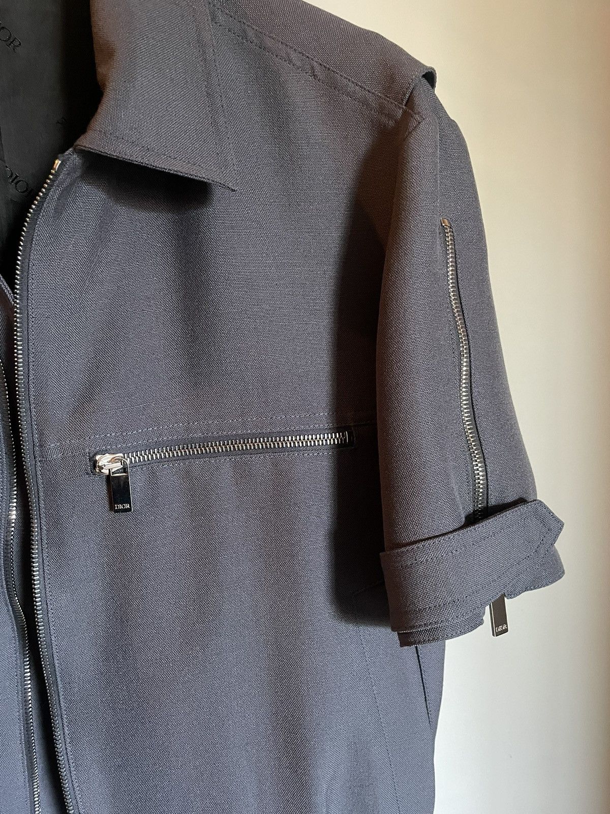 Christian Dior Monsieur × Dior CHRISTIAN DIOR SHORT SLEEVE JACKET RUNWAY SS20 Size US S / EU 44-46 / 1 - 2 Thumbnail