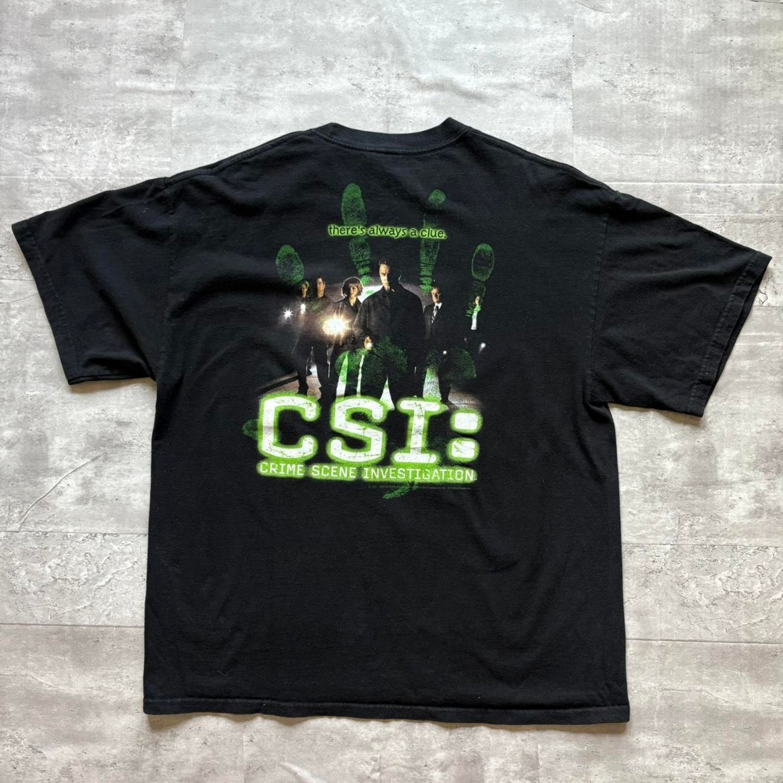 Vintage Vintage 2000s csi promo t shirt Size US XL / EU 56 / 4 - 1 Thumbnail
