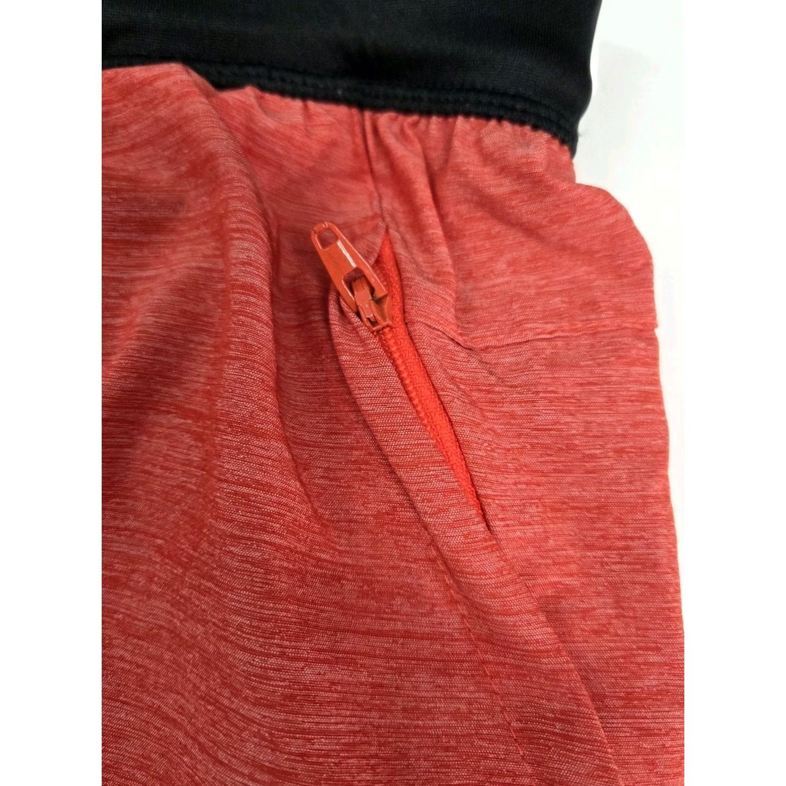 Adidas Adidas Men's Aeroready Shorts Zip Pockets Drawstring XL Regular 8in Inseam Reddish/Orange Athletic Activewear Sports Gym & Training Mens Size US 36 / EU 52 - 6 Thumbnail