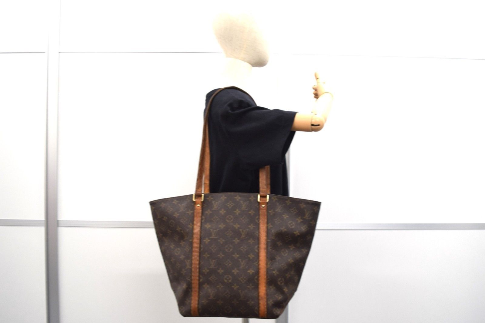 Louis Vuitton LV Sac Shopping Tote Bag Monogram Canvas M51108 Size ONE SIZE - 15 Thumbnail