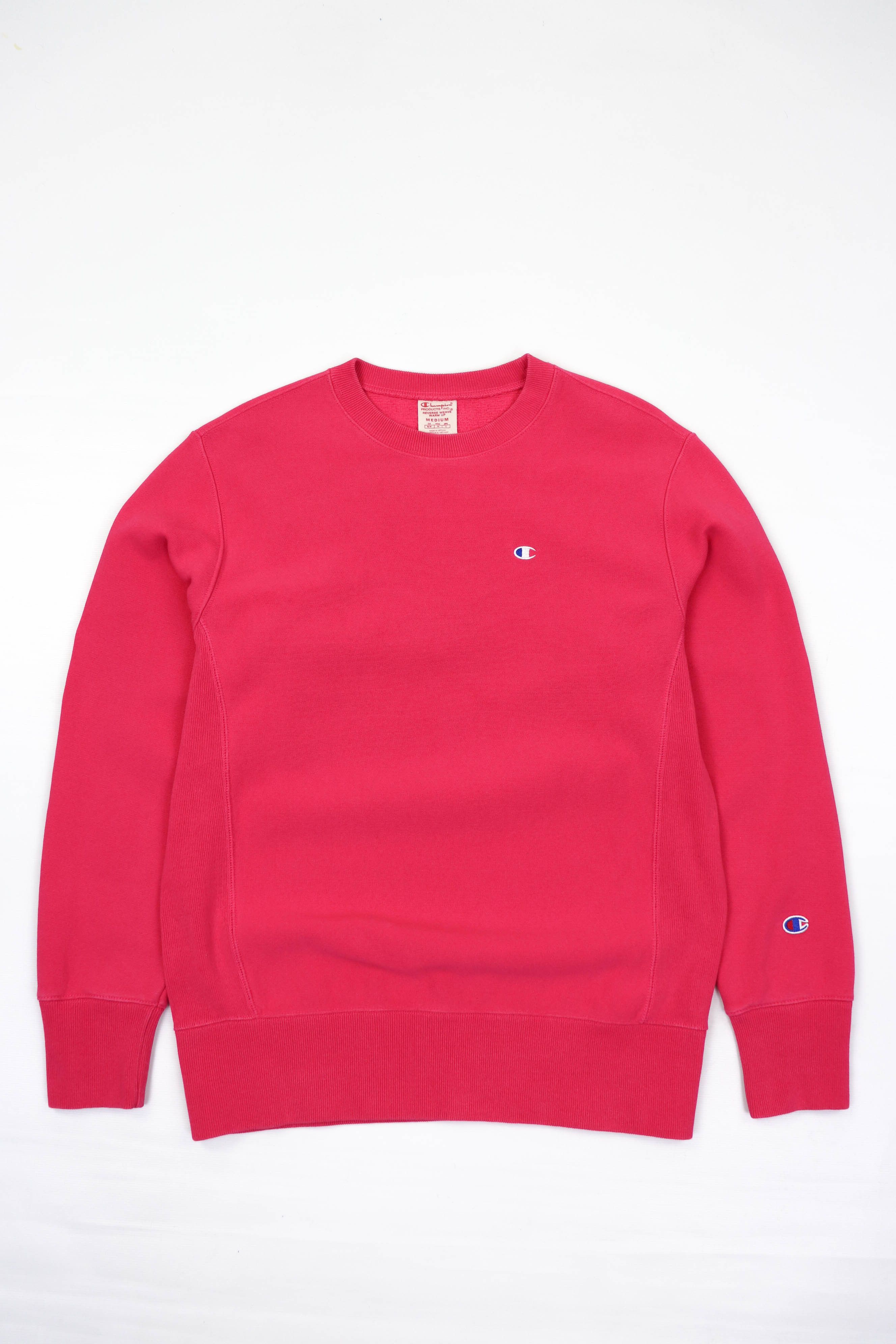 Champion Reverse Weavewarmup Medium ピンク Champion Reverse Weave Womens Crew, C Logo – Mainland Skate