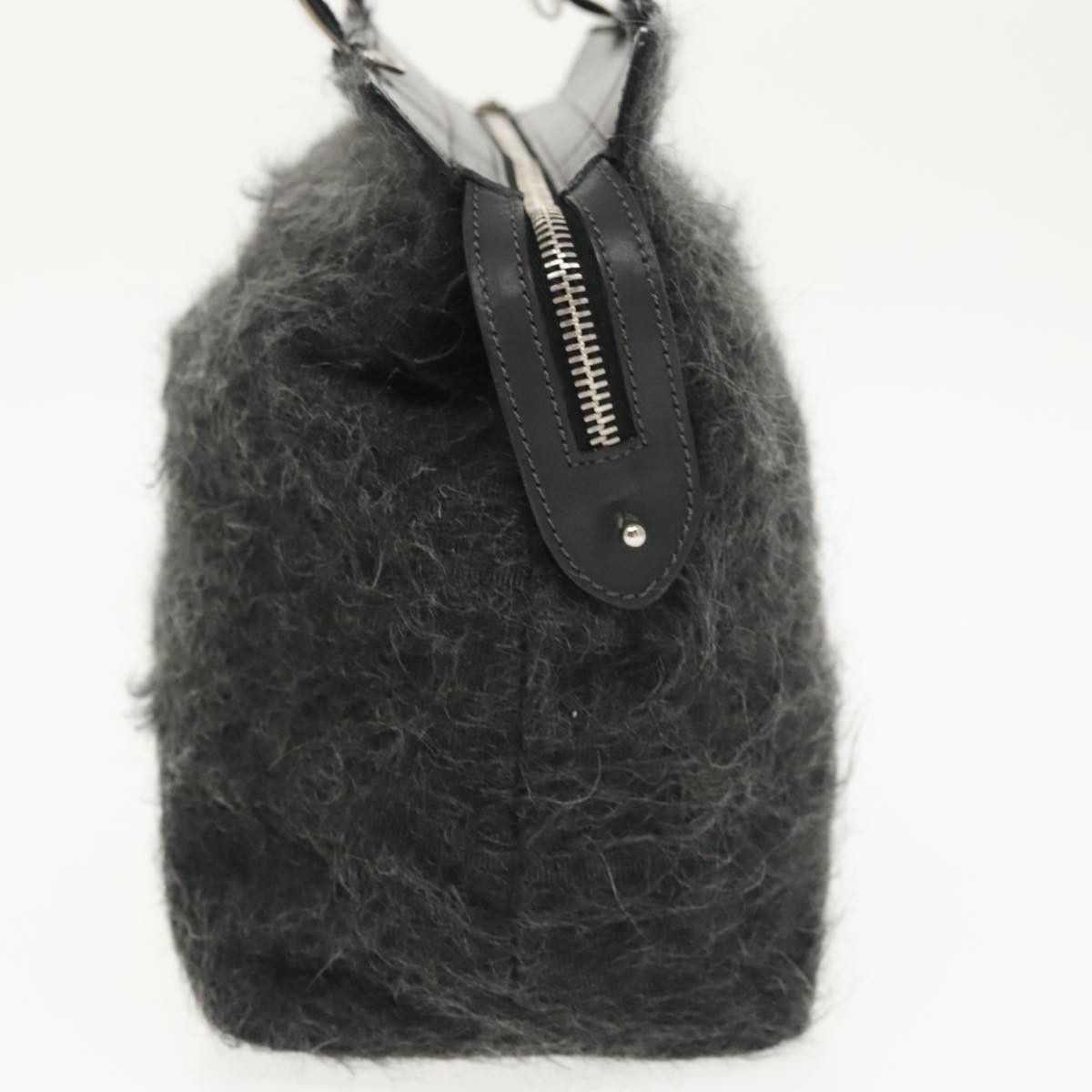 Salvatore Ferragamo Salvatore Ferragamo Hand Bag Wool Gray Silver Size ONE SIZE - 3 Thumbnail