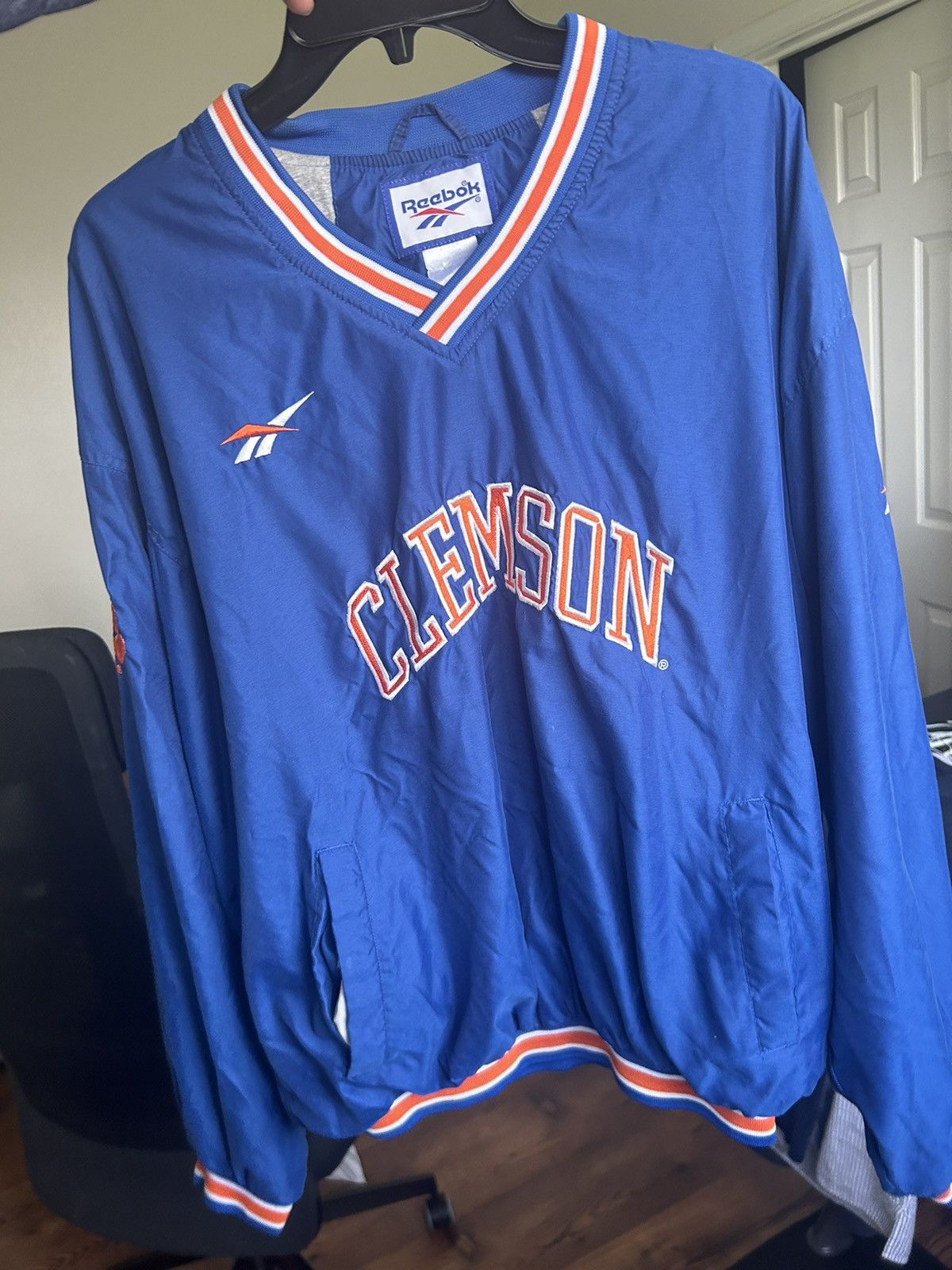 Reebok Vintage Clemson Windbreaker Size US L / EU 52-54 / 3 - 1 Preview
