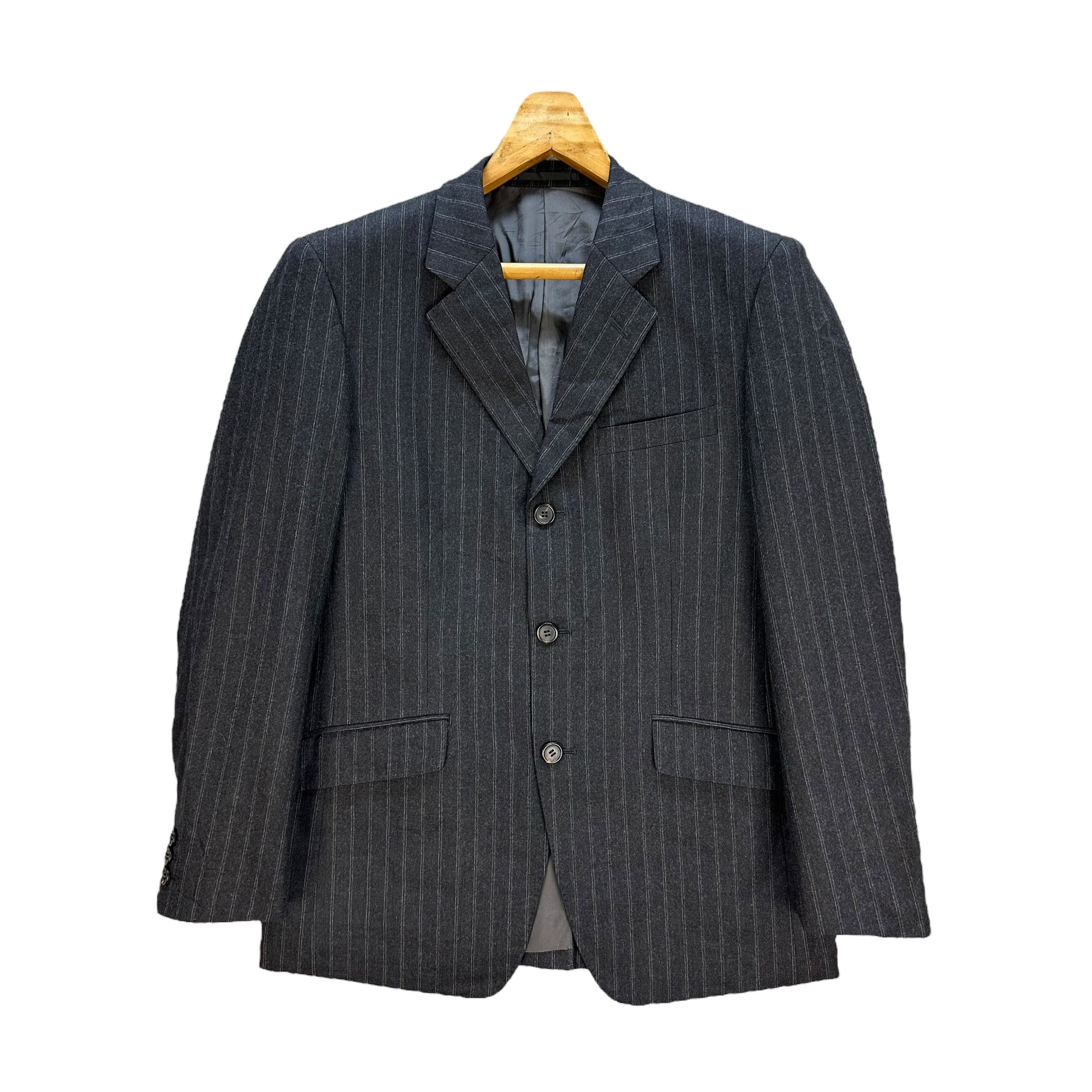 Margaret Howell MARGARET HOWELL Striped Suit Jacket Wool Blazer #A60-1374 Size US M / EU 48-50 / 2 - 1 Thumbnail