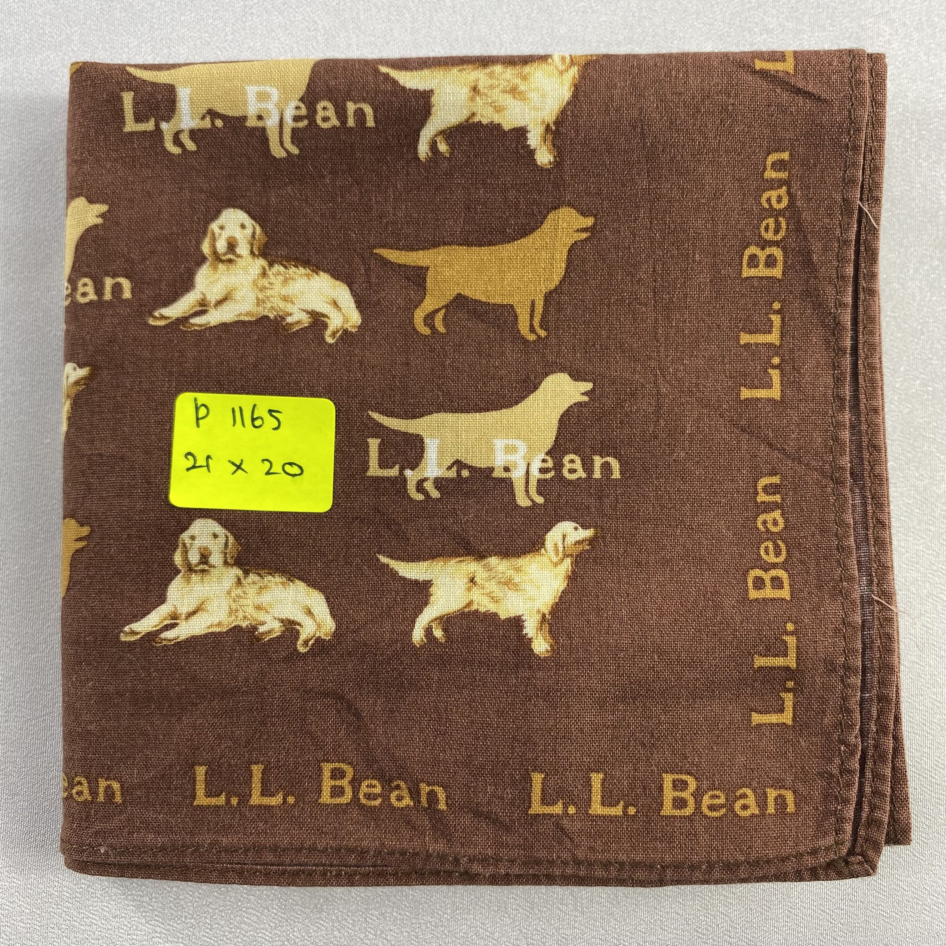 L.L. Bean × Vintage L.L. Bean Bandana/ Handkerchief / Neckerchief-P1165 Size ONE SIZE - 5 Thumbnail