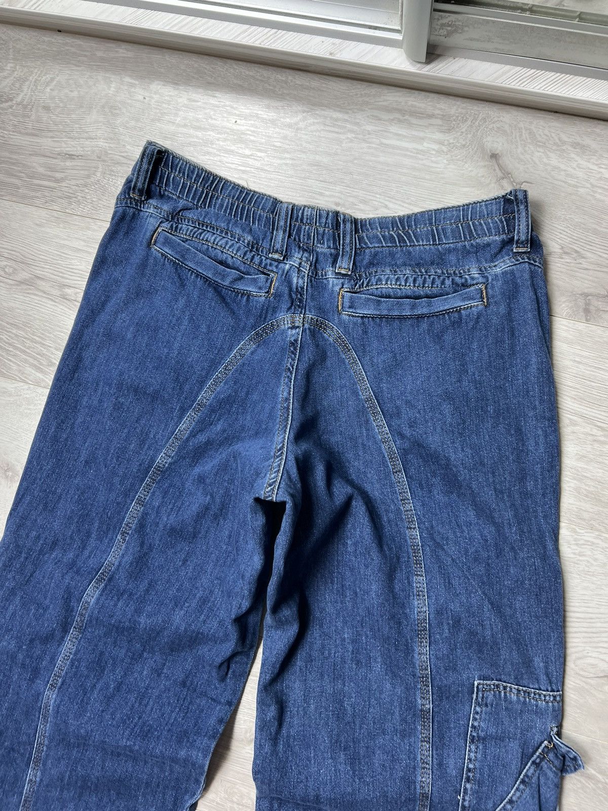 Bdg BDG Multi Pocket Baggy Denim Pants Wide Leg Jeans Size US 34 / EU 50 - 12 Thumbnail