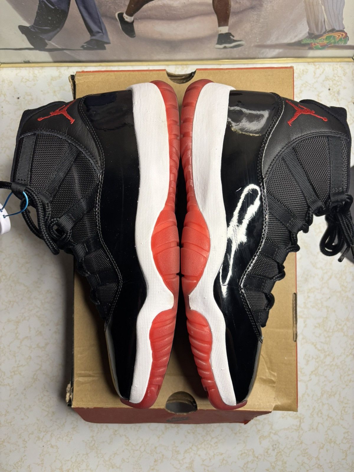 Jordan Brand Air Jordan 11 Bred 2019 Size US 10 / EU 43 - 4 Thumbnail