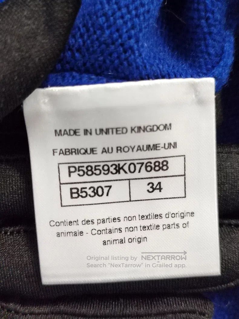 Chanel Chanel Blue and red colour-matched wool cardigan coat Size XXS / US 00 / IT 34 - 4 Thumbnail
