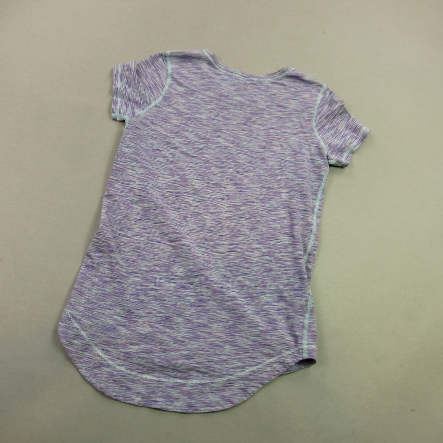 Lululemon ivivva Shirt Womens 12 Short Sleeve Crew Neck Purple Casual Lightweight Size XL / US 12-14 / IT 48-50 - 7 Thumbnail