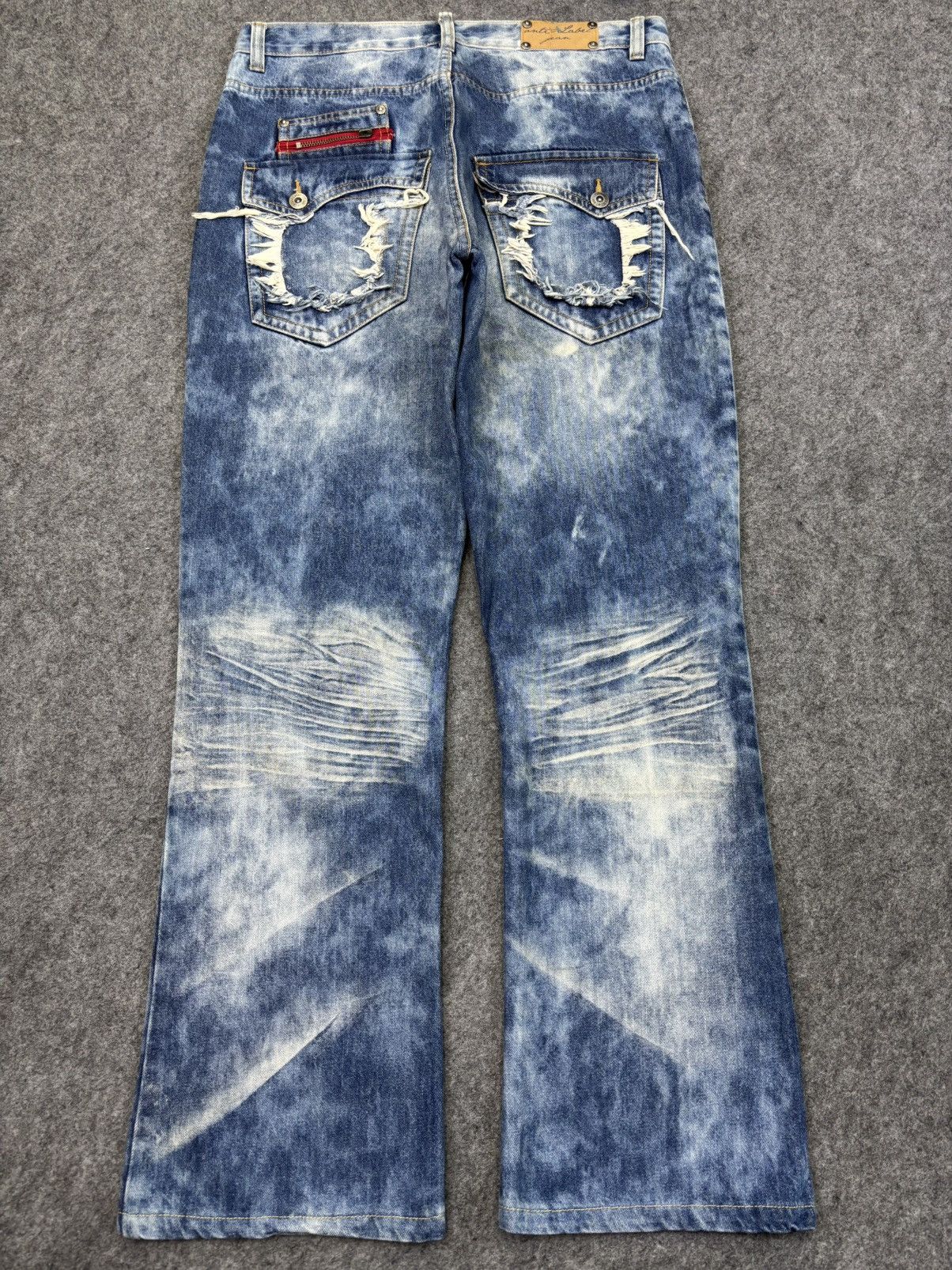 Japanese Brand Statement Pant 💥anti label Japan Soft Distressed Denim F947 Size US 32 / EU 48 - 16 Thumbnail