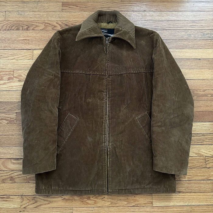 Vintage Vintage 70s Montgomery Ward Faux Fur Sherpa Corduroy Jacket ...