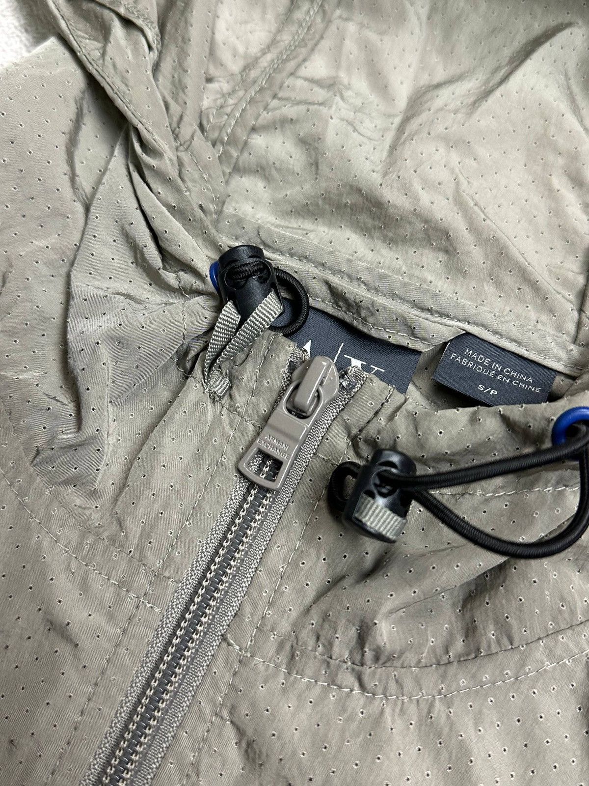 Armani Vintage Armani Exchange Nylon Hooded Jacket Y2K S Size US S / EU 44-46 / 1 - 4 Thumbnail