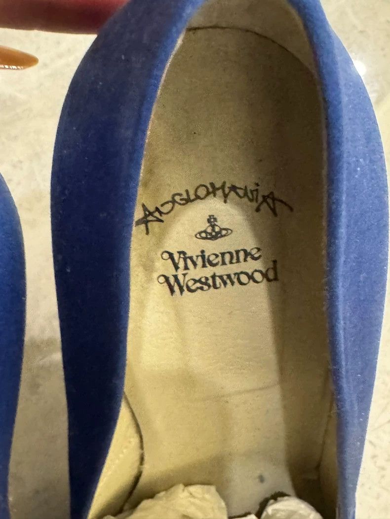 Vivienne Westwood Vivienne Westwood Clare Blue high heels Size US 6.5 / IT 36.5 - 3 Thumbnail