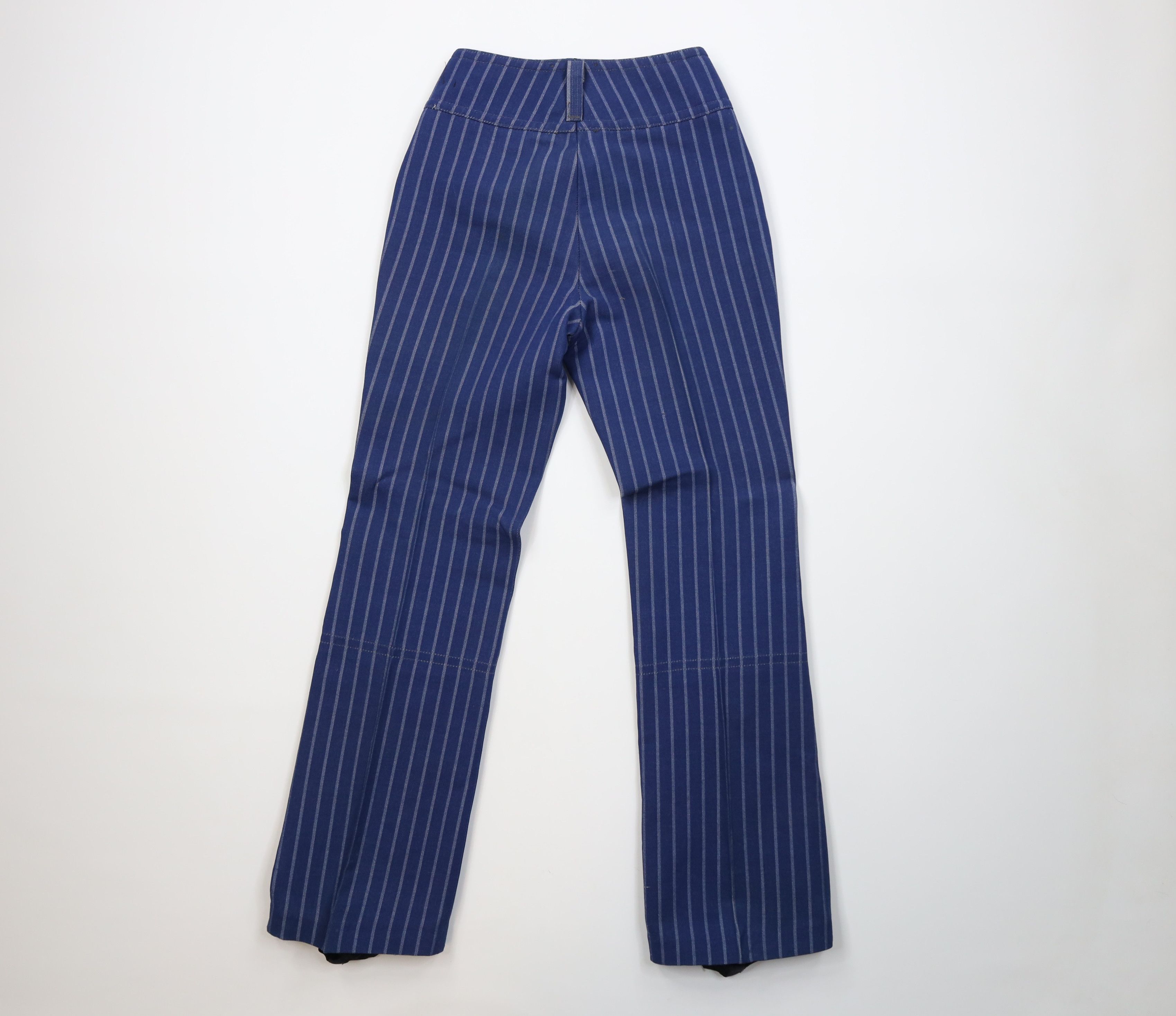 Vintage Vintage 50s 60s Streetwear Winter Pants Flared Blue USA Size 30" / US 8 / IT 44 - 11 Thumbnail