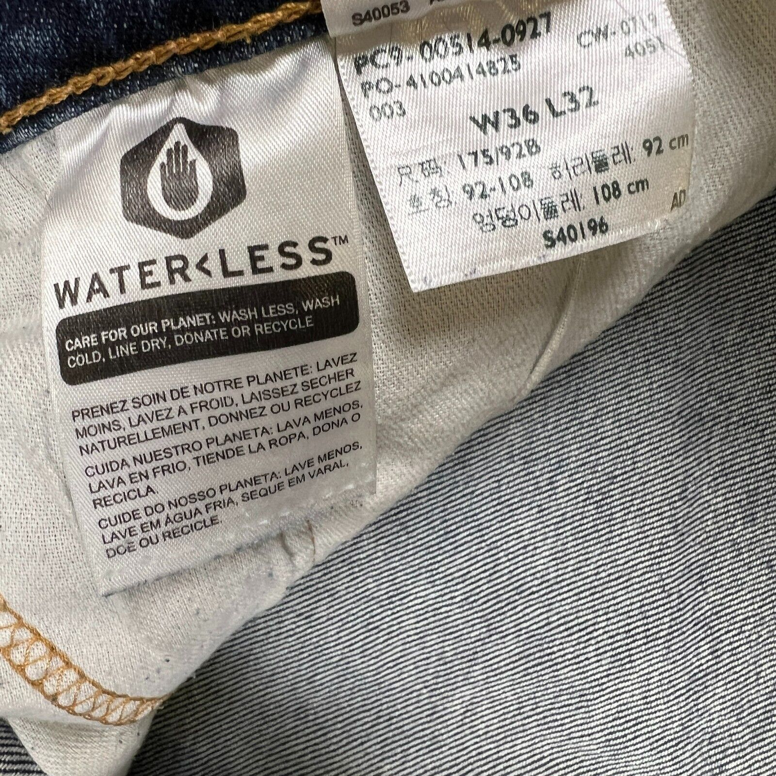 Levi's × Levi's Vintage Clothing × Vintage Levi's 514 Jeans 36x32 Straight Fit Fade American Denim Pant Size US 36 / EU 52 - 10 Thumbnail