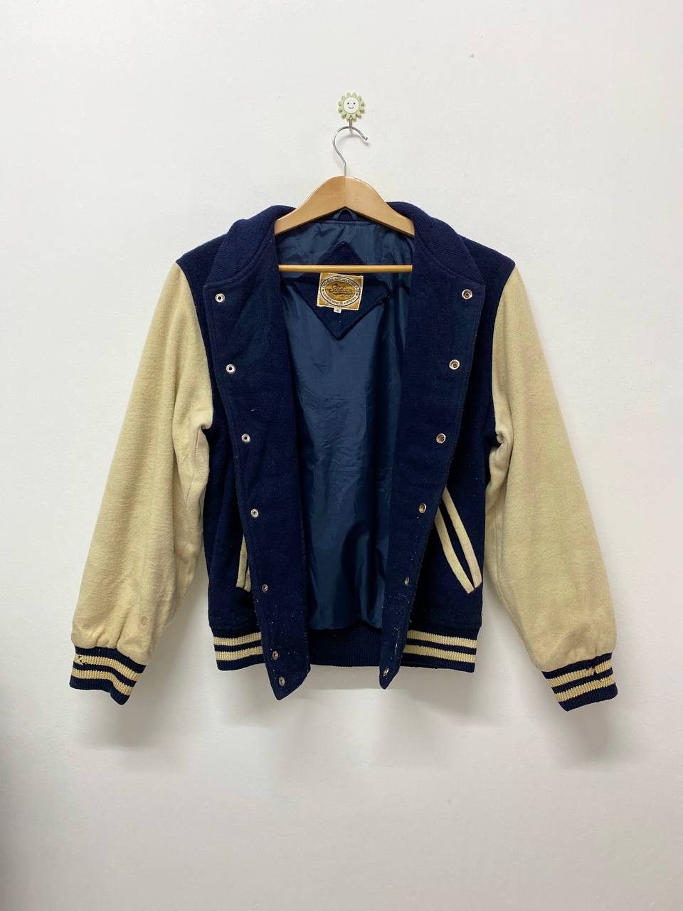 Vintage vintage stadium wool varsity jacket very nice design Size US M / EU 48-50 / 2 - 2 Thumbnail