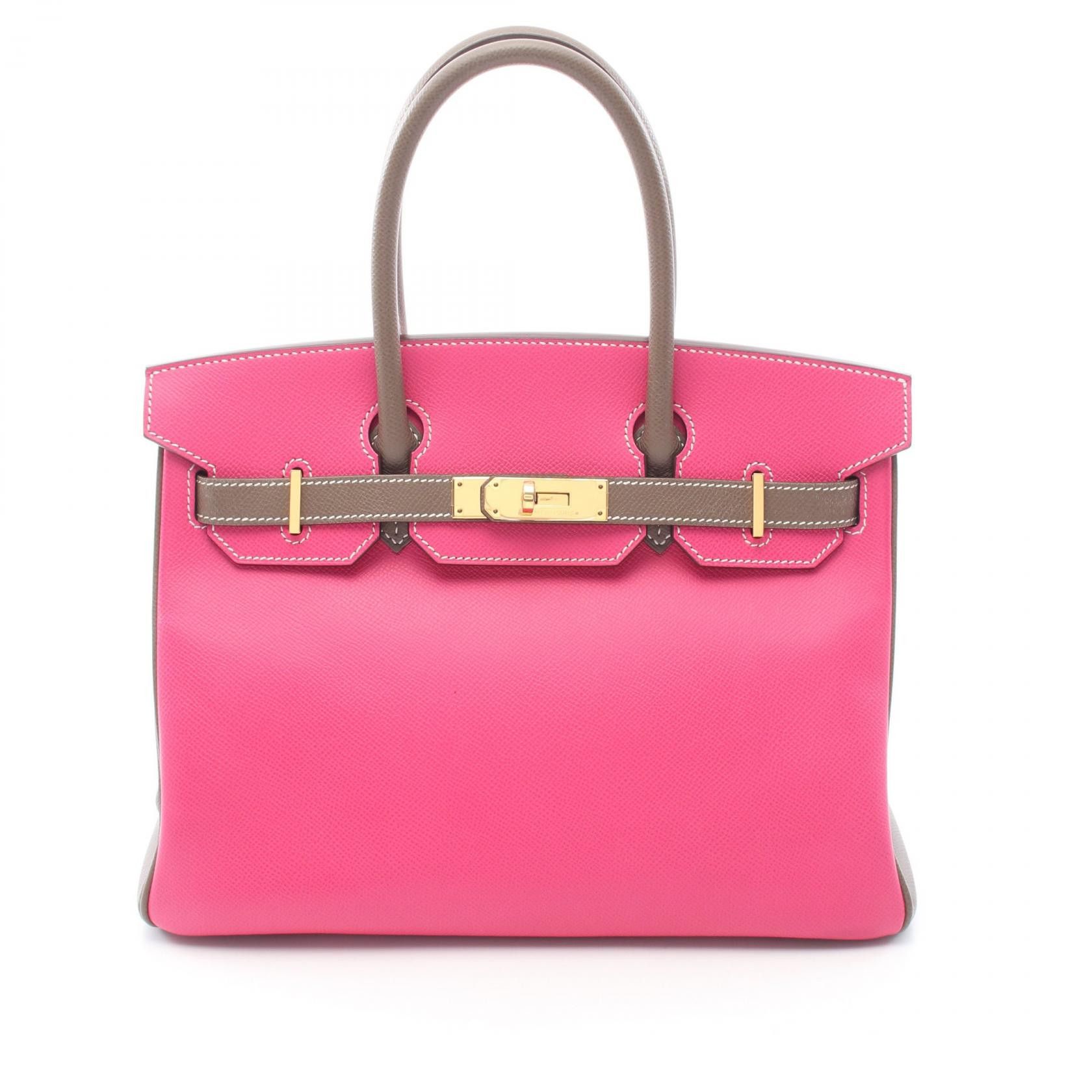 Hermes Hermes Hermes Birkin30 Vau Epsom Leather Handbag P DUTY FREE for USA Size ONE SIZE - 1 Thumbnail