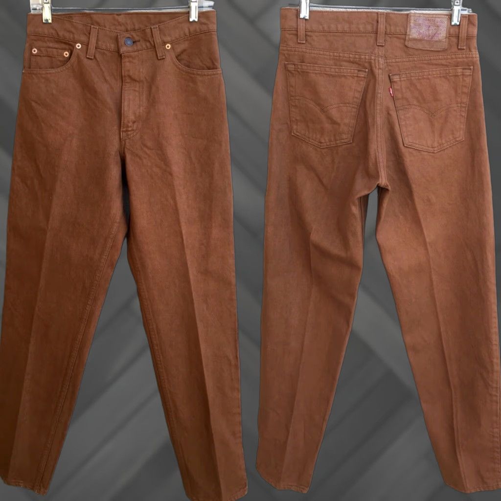 Vintage VINTAGE Levi’s 550 Jeans Brown Made In USA W 30 L 32 Levi’s Jeans Brown 30x32 USA Casual Mens Size US 30 / EU 46 - 1 Thumbnail