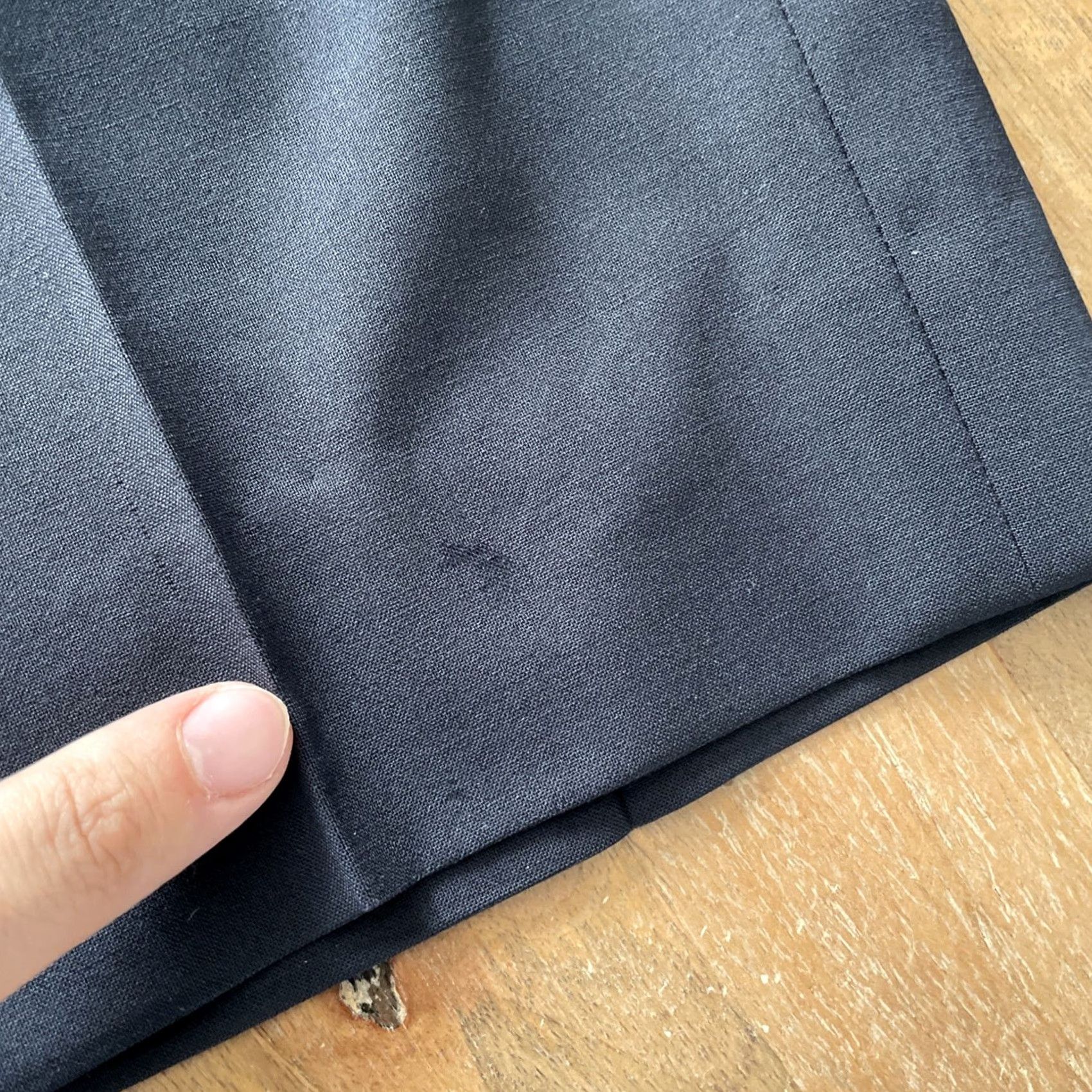 Bogner VINTAGE Bogner Dress Pants Womens Regular Size 34x29 Navy Blue Lightweight Wool Mid Rise Dress Pants Womens Mens? Size 32" / US 10 / IT 46 - 6 Thumbnail