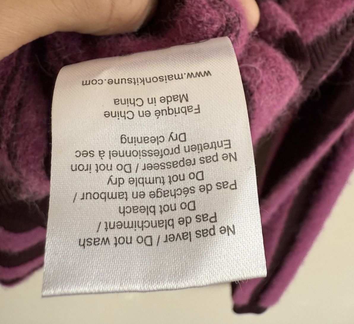 Maison Kitsune Maison kitsune striped comfort cardigan Size US M / EU 48-50 / 2 - 7 Thumbnail