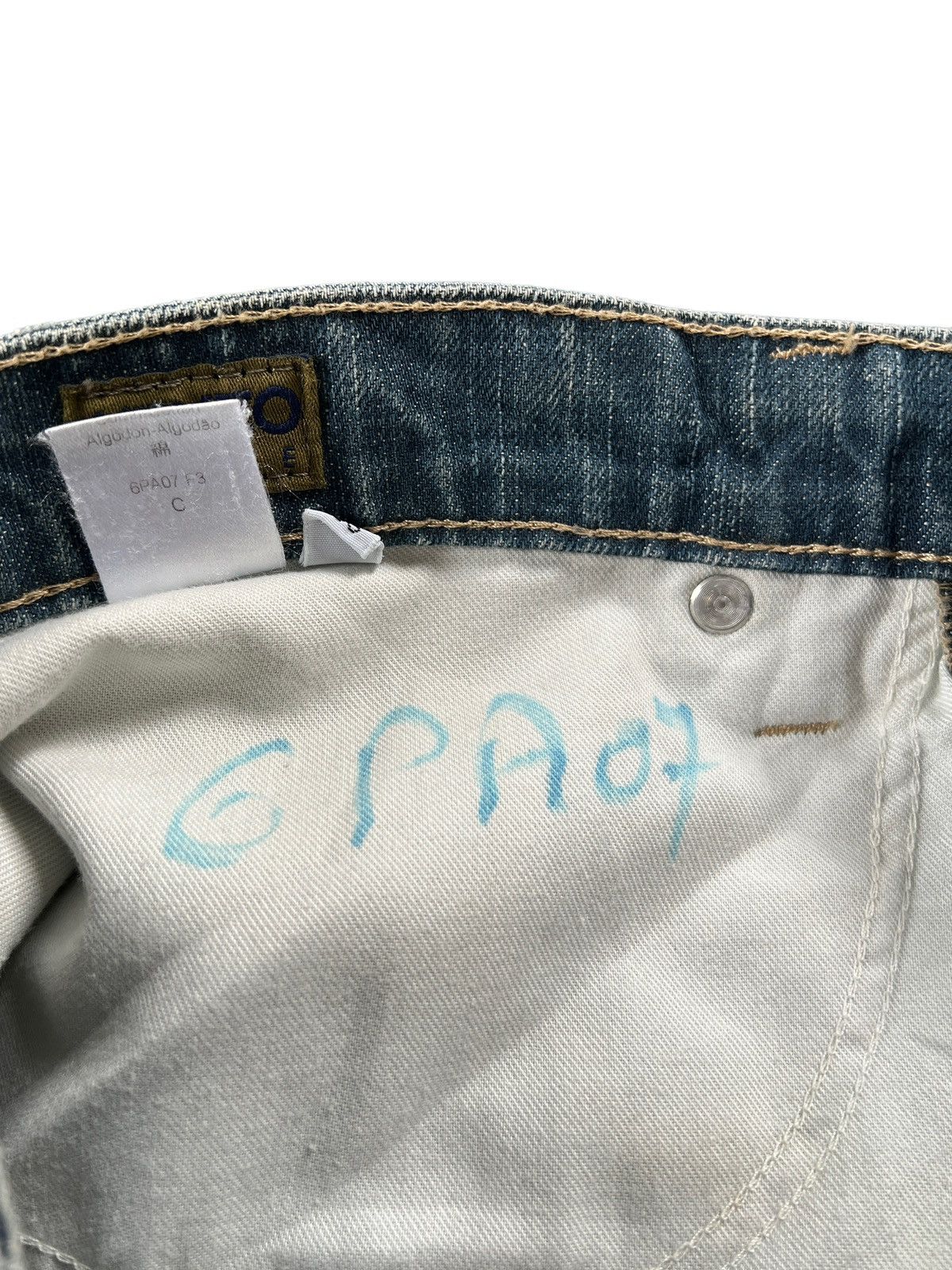 Japanese Brand Kenzo Homme Reworked Denim Size US 34 / EU 50 - 14 Thumbnail