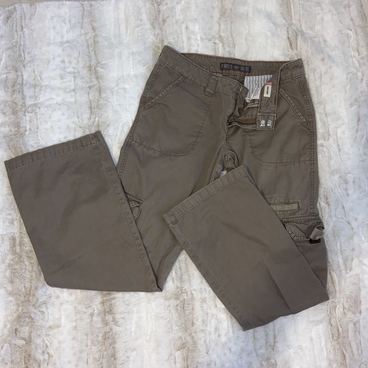 Dickies × Vintage Dickies Vintage Low-Rise Street Wear Cargo Pants🤎 Size 26" / US 2 / IT 38 - 6 Thumbnail
