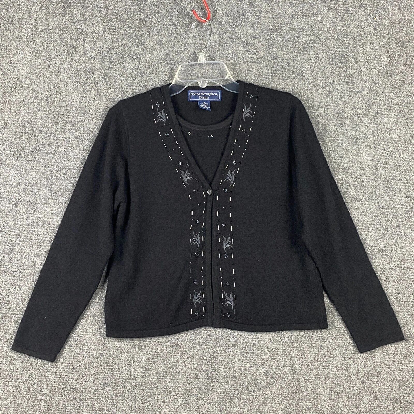 Other Norton Mcnaughton Cardigan Women's Petite Small Acrylic PS Size S / US 4 / IT 40 - 1 Thumbnail