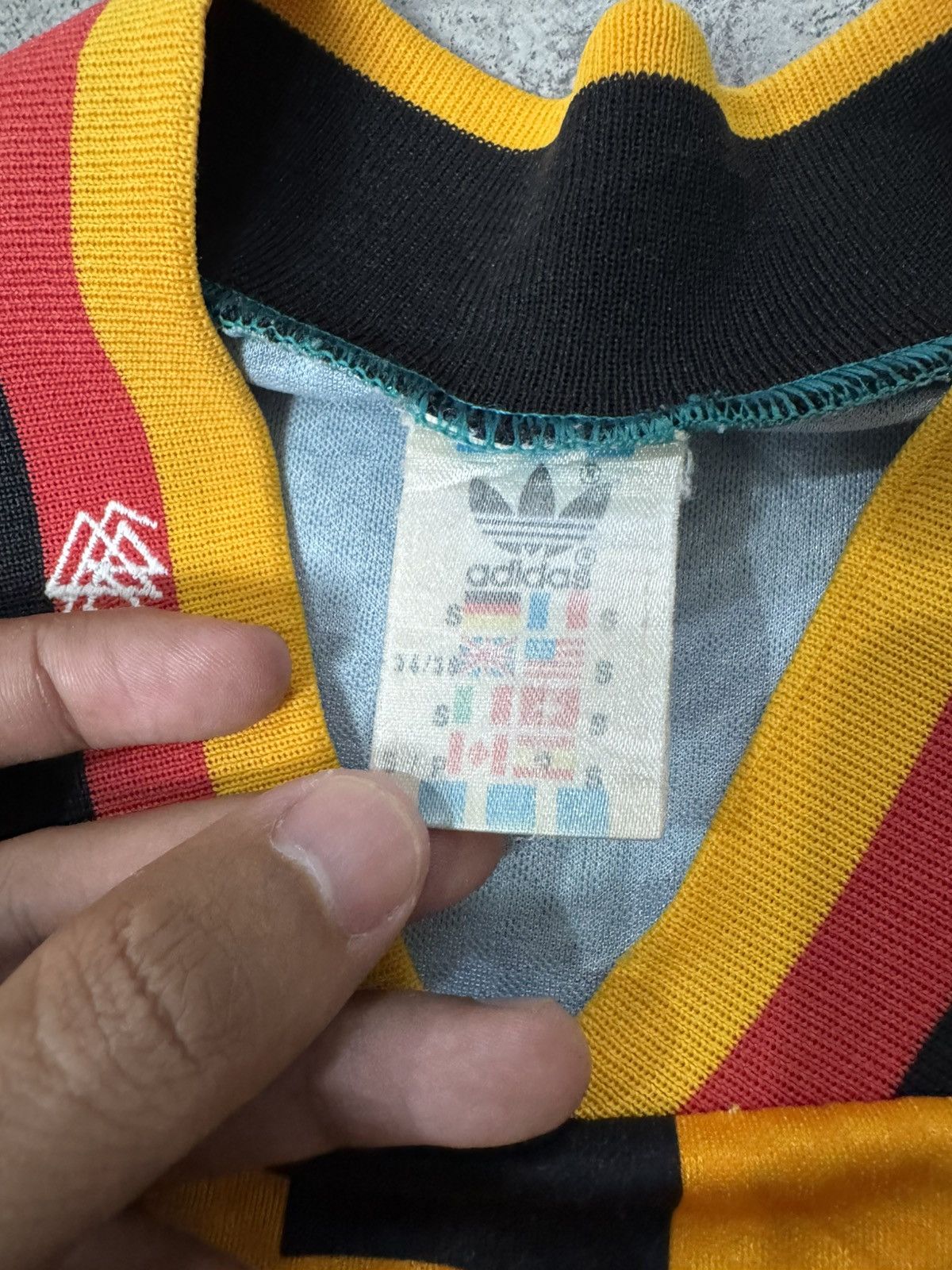 Adidas VINTAGE ADIDAS GERMANY 1994 WORLD CUP AWAY JERSEY Size US S / EU 44-46 / 1 - 6 Thumbnail