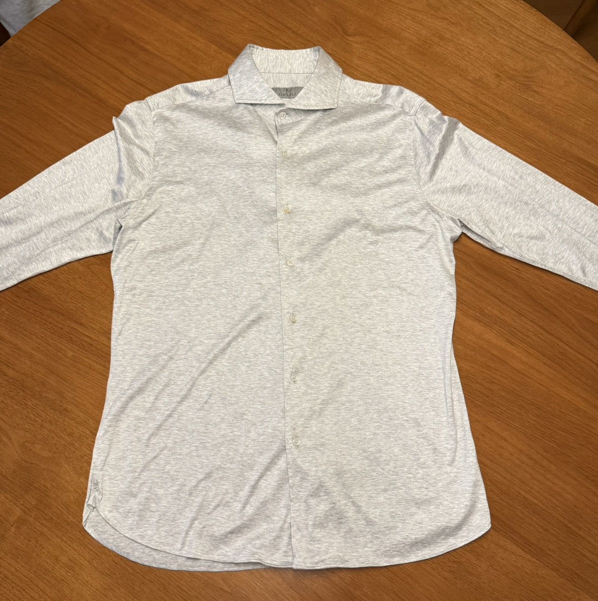 Canali Canali Men’s Heather Grey Shirt Size US L / EU 52-54 / 3 - 1 Thumbnail