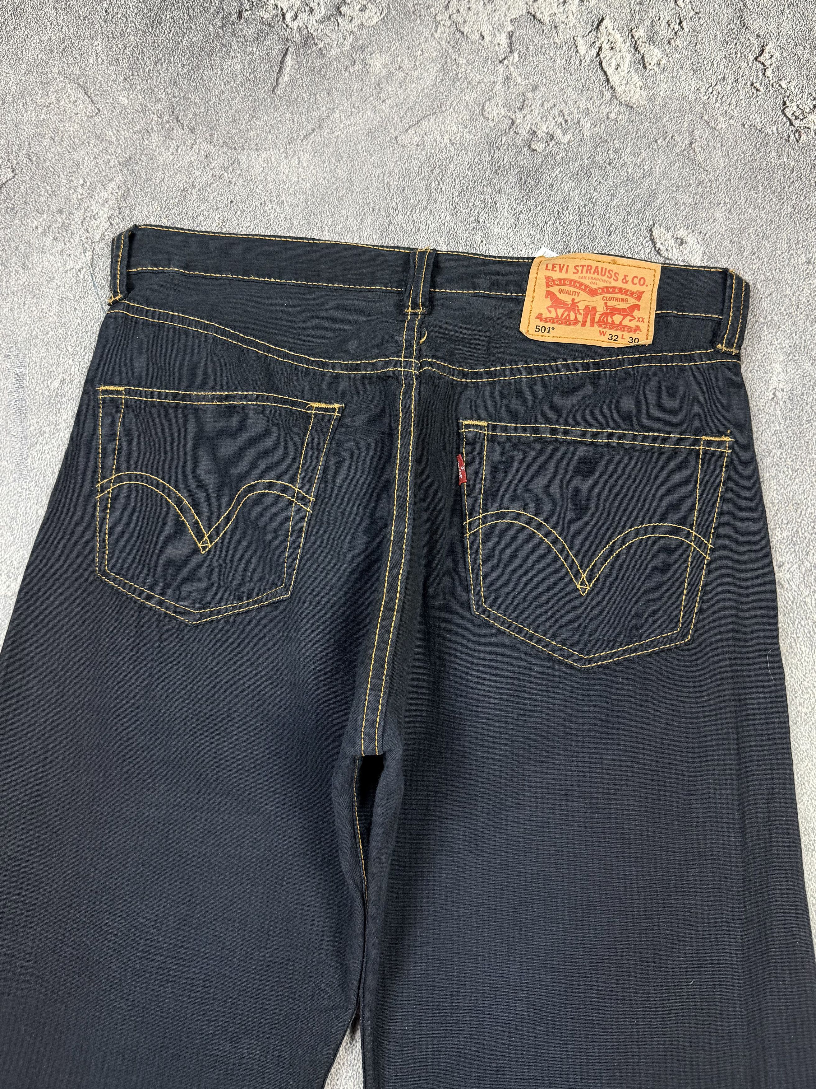 If Six Was Nine Y2K Levi's 501 Straight Fit Pants Streetwear Size US 30 / EU 46 - 4 Thumbnail