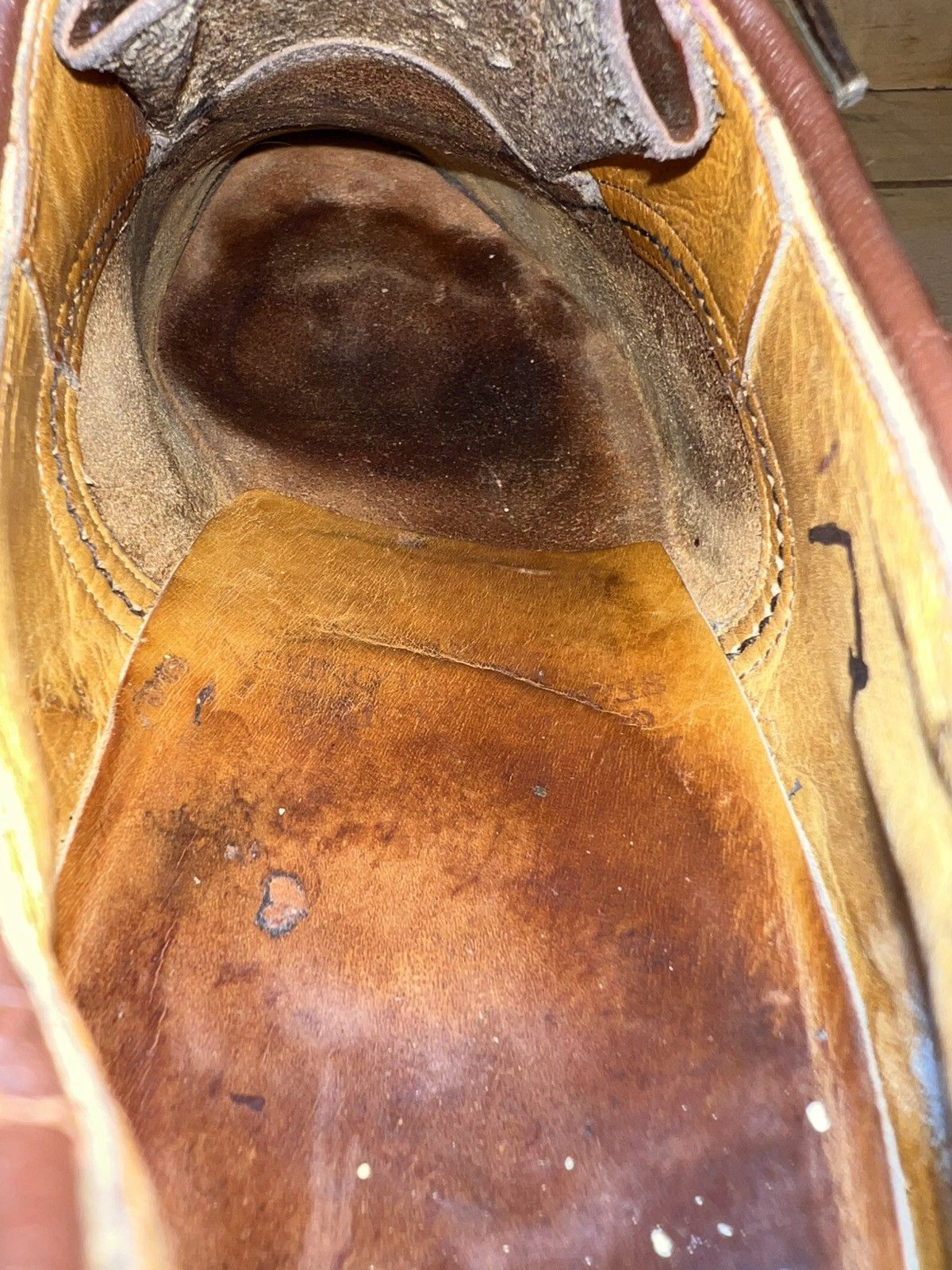 Tricker's Trickers Bench Made Brown Leather Men’s Derby Dress shoes Size US 8 / EU 41 - 11 Thumbnail