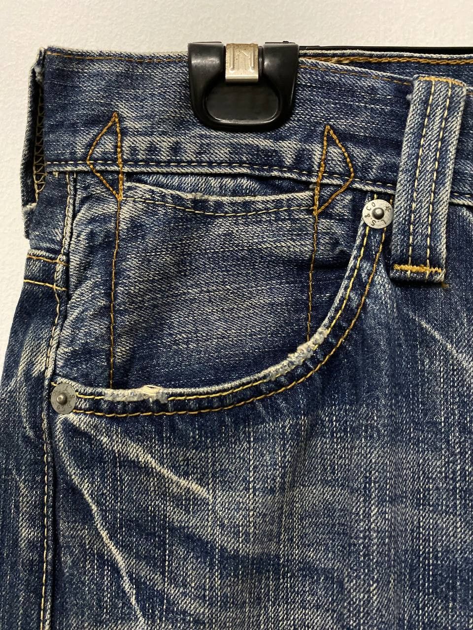 Levi's vintage levis 503 very nice faded design denim Size US 34 / EU 50 - 3 Thumbnail