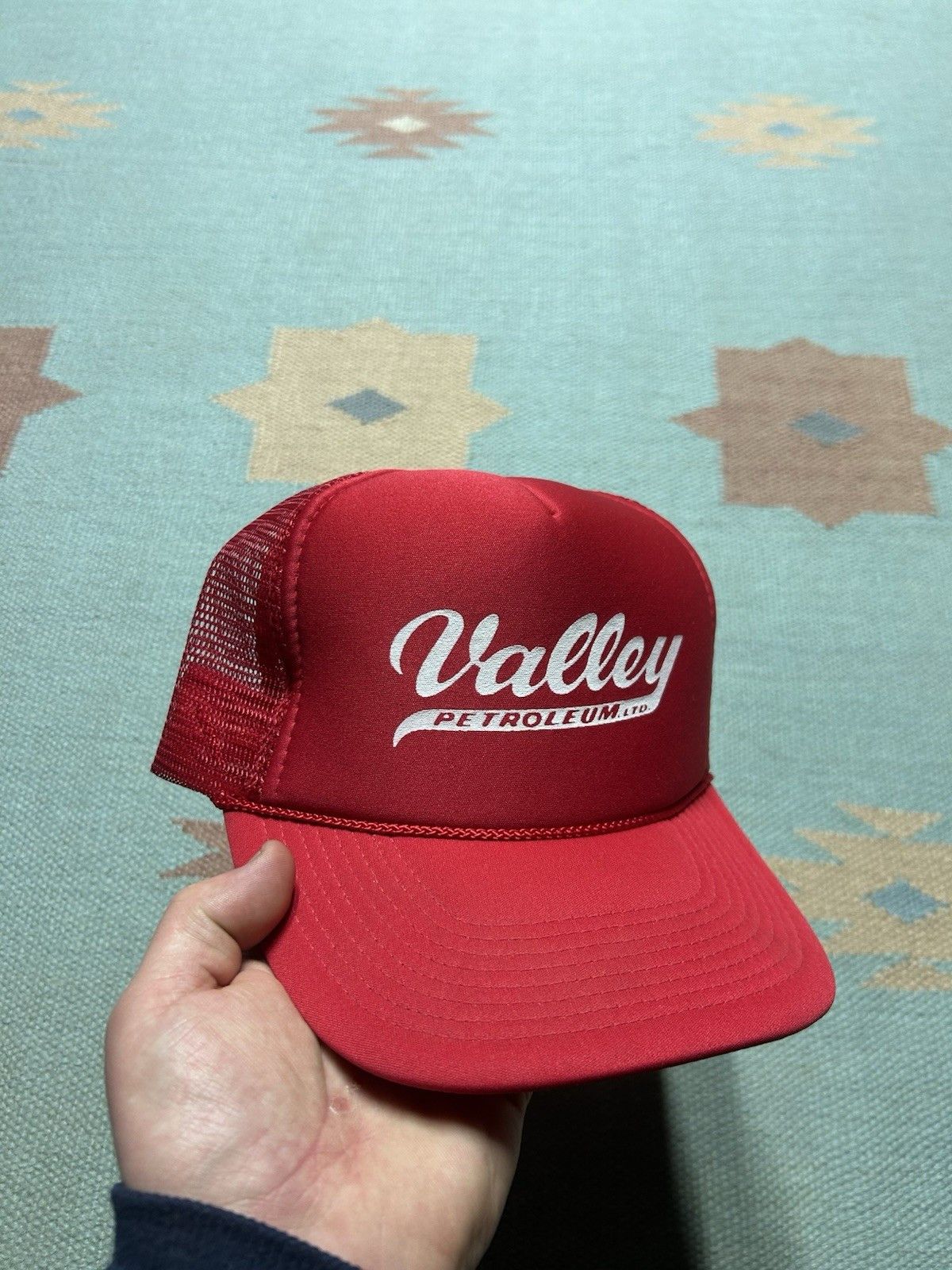 Vintage Vtg trucker hat valley petroleum Michigan spell out script Size ONE SIZE - 1 Thumbnail