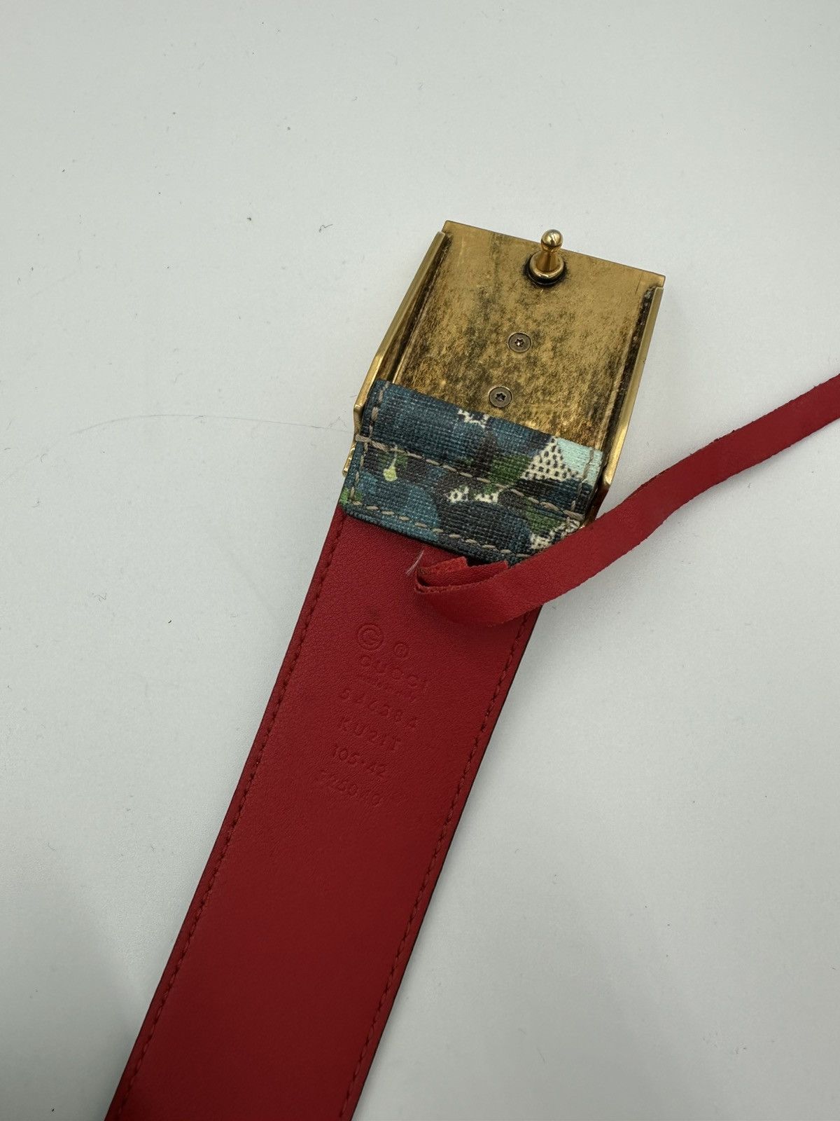 Gucci Lion Floral Belt