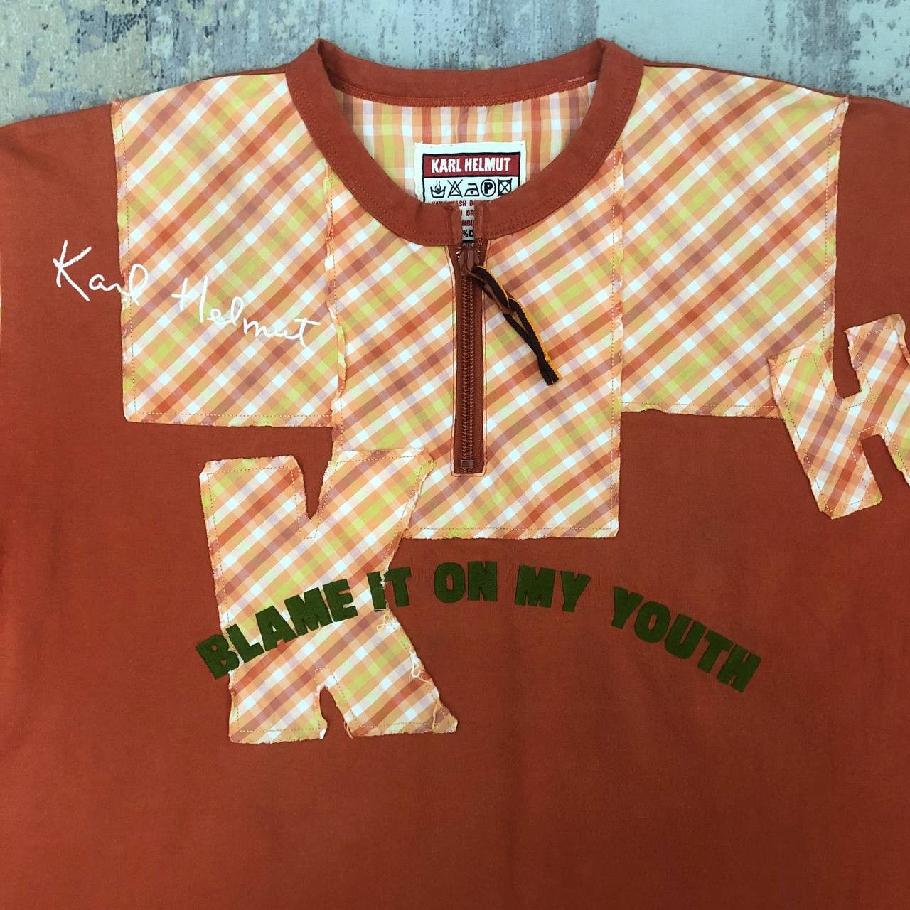 Karl Helmut T506 BLAME ON MY YOUTH X KARL HELMUT PATCHWORK TEE Size US L / EU 52-54 / 3 - 2 Thumbnail