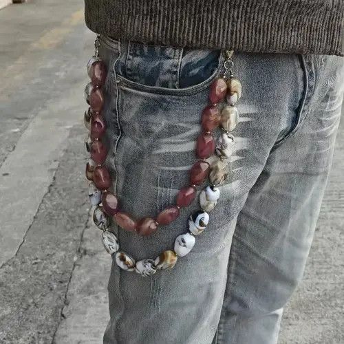 Jewelry Ishihara x Juri Dual later Imitation Stone Pants Chain Size ONE SIZE - 7 Thumbnail