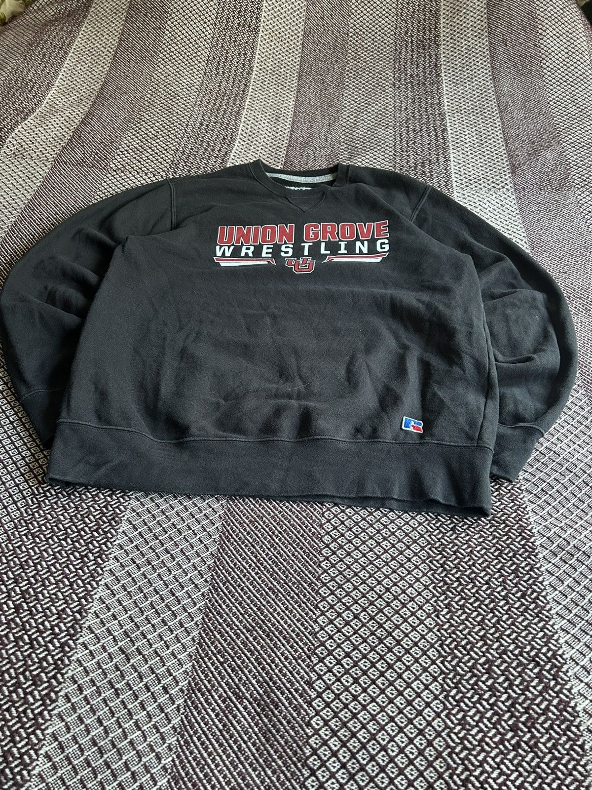 Vintage Vintage Russell Athletic Wrestling Sweatshirt Sz M Boxy Fit Size US M / EU 48-50 / 2 - 3 Thumbnail