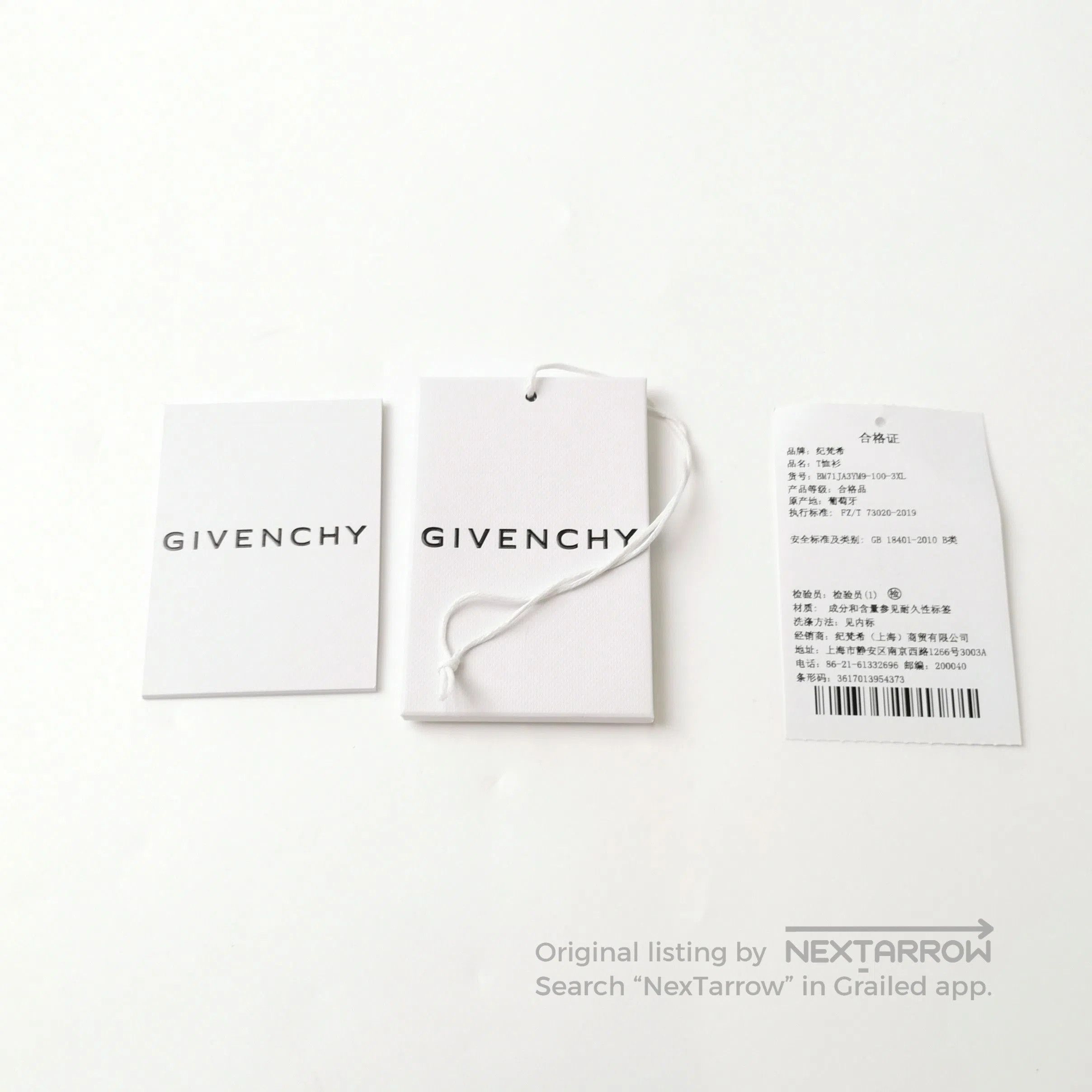 Givenchy Givenchy Cotton Logo Crewneck T-Shirt XXXL. Size US XXL / EU 58 / 5 - 1 Thumbnail