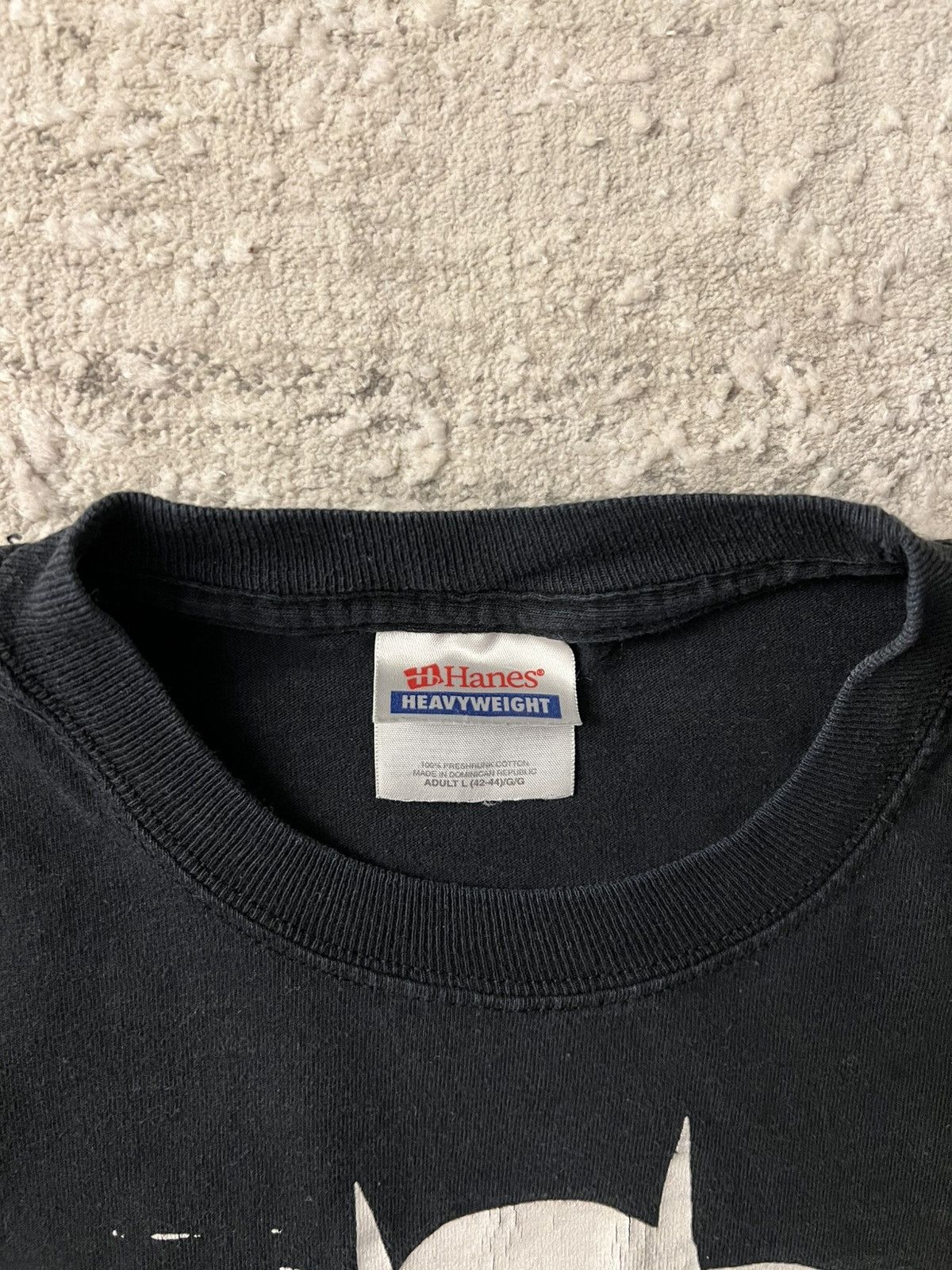 Vintage Vintage Hanes Heavy Weight Batman T-Shirt Size US L / EU 52-54 / 3 - 4 Thumbnail