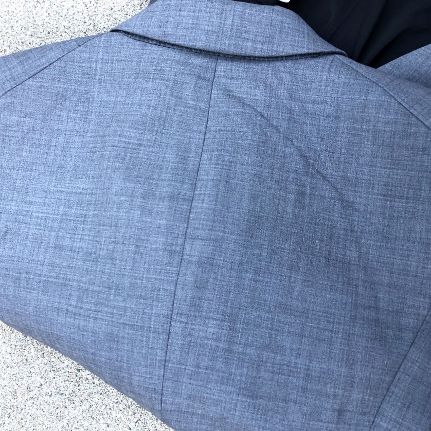 Theory THEORY Wool Blazer Jacket Coat Women's 2XL Grey Long Sleeve Button Blazer Pant Suit Adults Womens Size XXL / US 16-18 / IT 52-54 - 3 Thumbnail