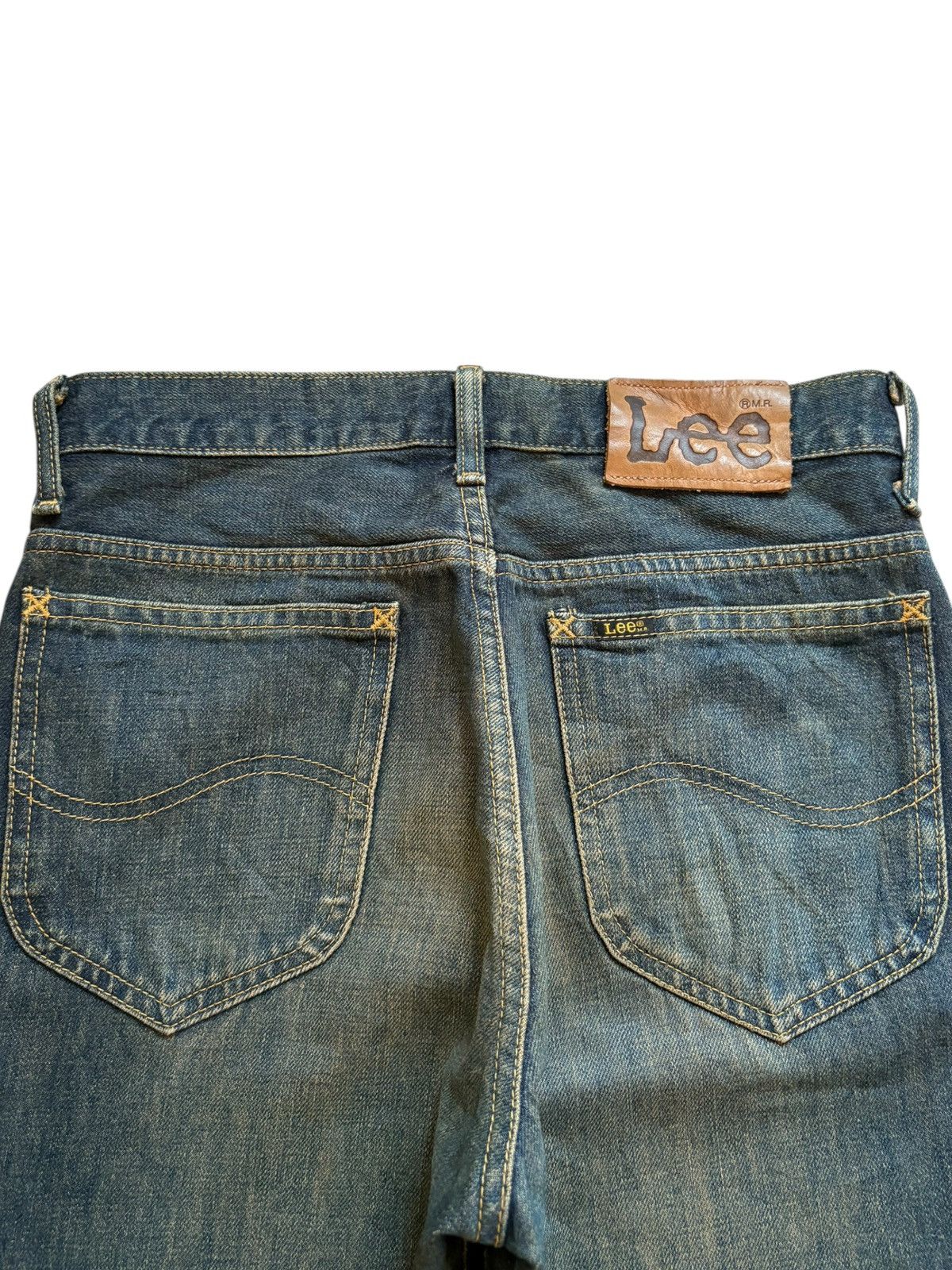 Lee Vintage Japanese Lee Sanforized Mud Wash Distress Flare Jean Size US 29 - 8 Thumbnail
