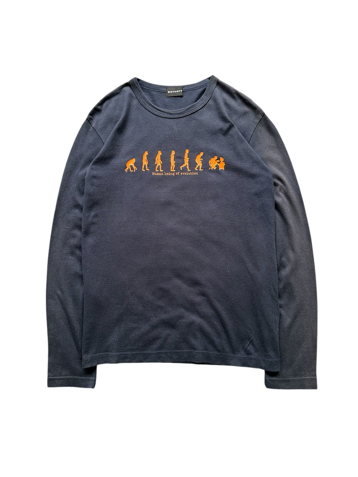 Boycott 90's Boycott '' Human being of Revolution " sun faded Size US M / EU 48-50 / 2 - 1 Thumbnail